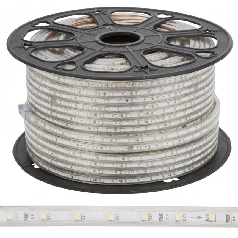 Forlife Trafosuz Şerit Led - Amber Işık - 120 Led - 220 V - Dış Mekan - FL-5118A
