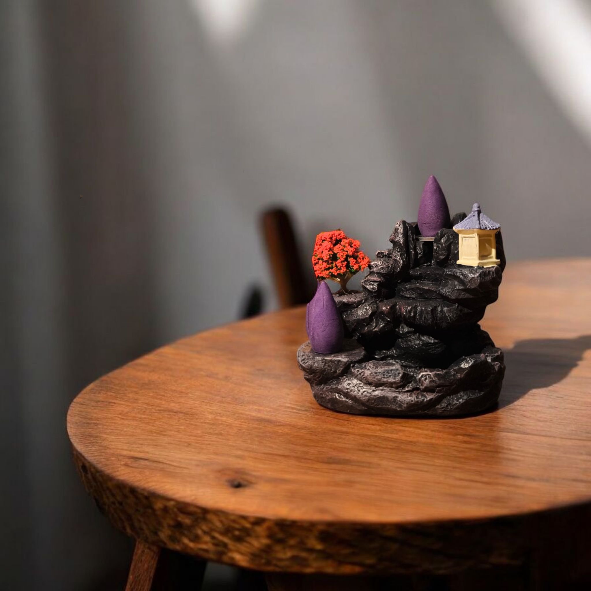 Mini Zen Şelalesi Tütsülük | Geri Akışlı Aromatik Dağ Modeli