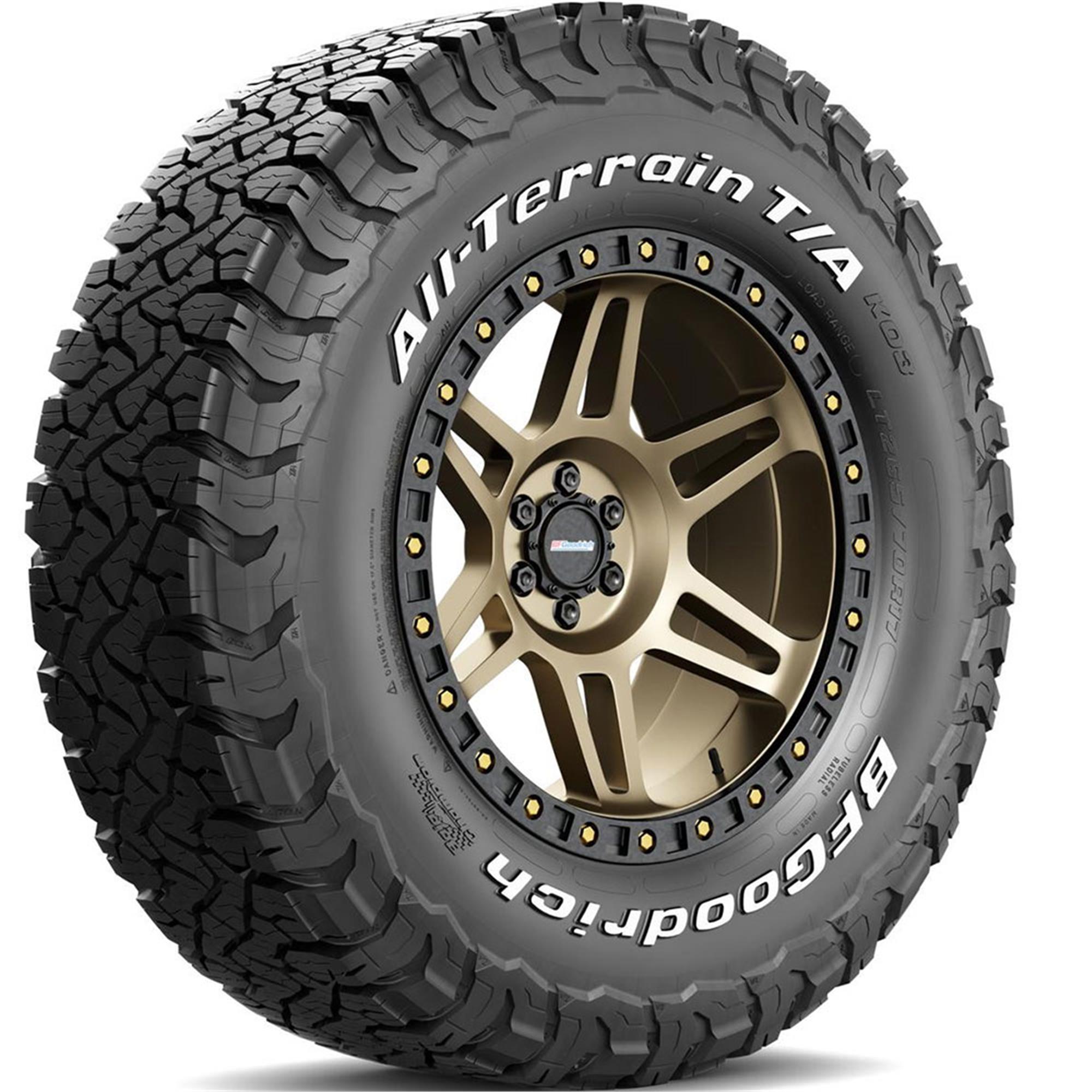285/60R18 118/115S LT LRD (RWL) (Beyaz Yazılı) All Terrain T/A KO3 Bf Goodrich