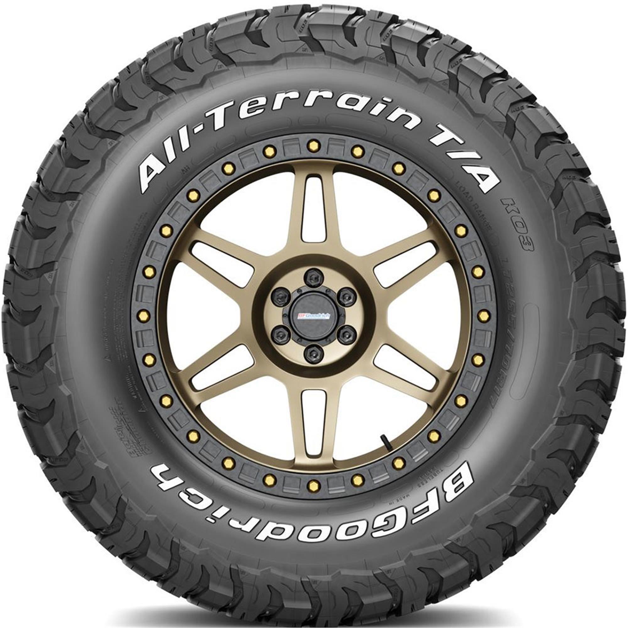 LT275/65R17 118/115S (RWL) (Beyaz Yazılı) All Terrain T/A KO3 Bf Goodrich