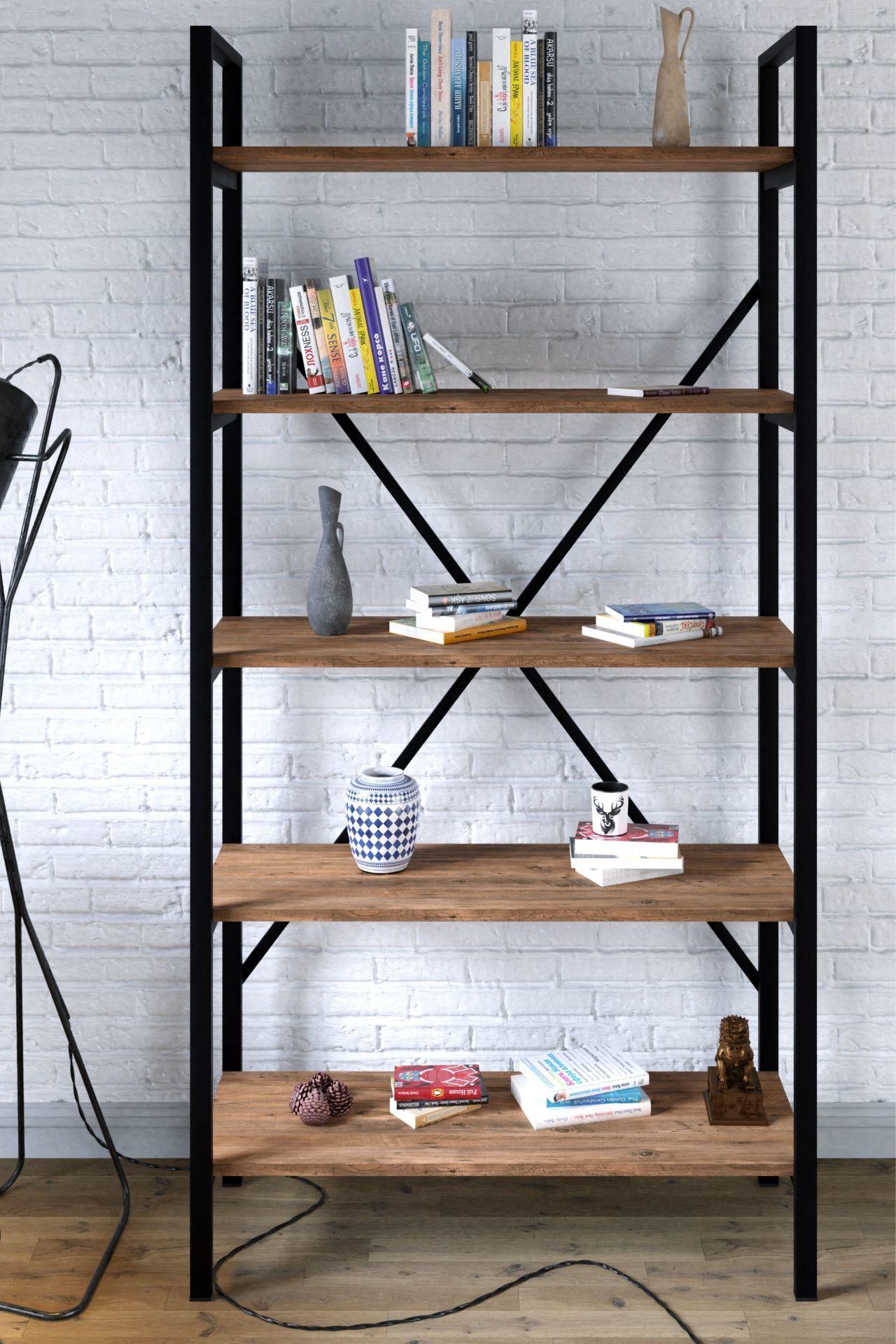 Ceramical Kitaplık 90 - Barok Ceviz