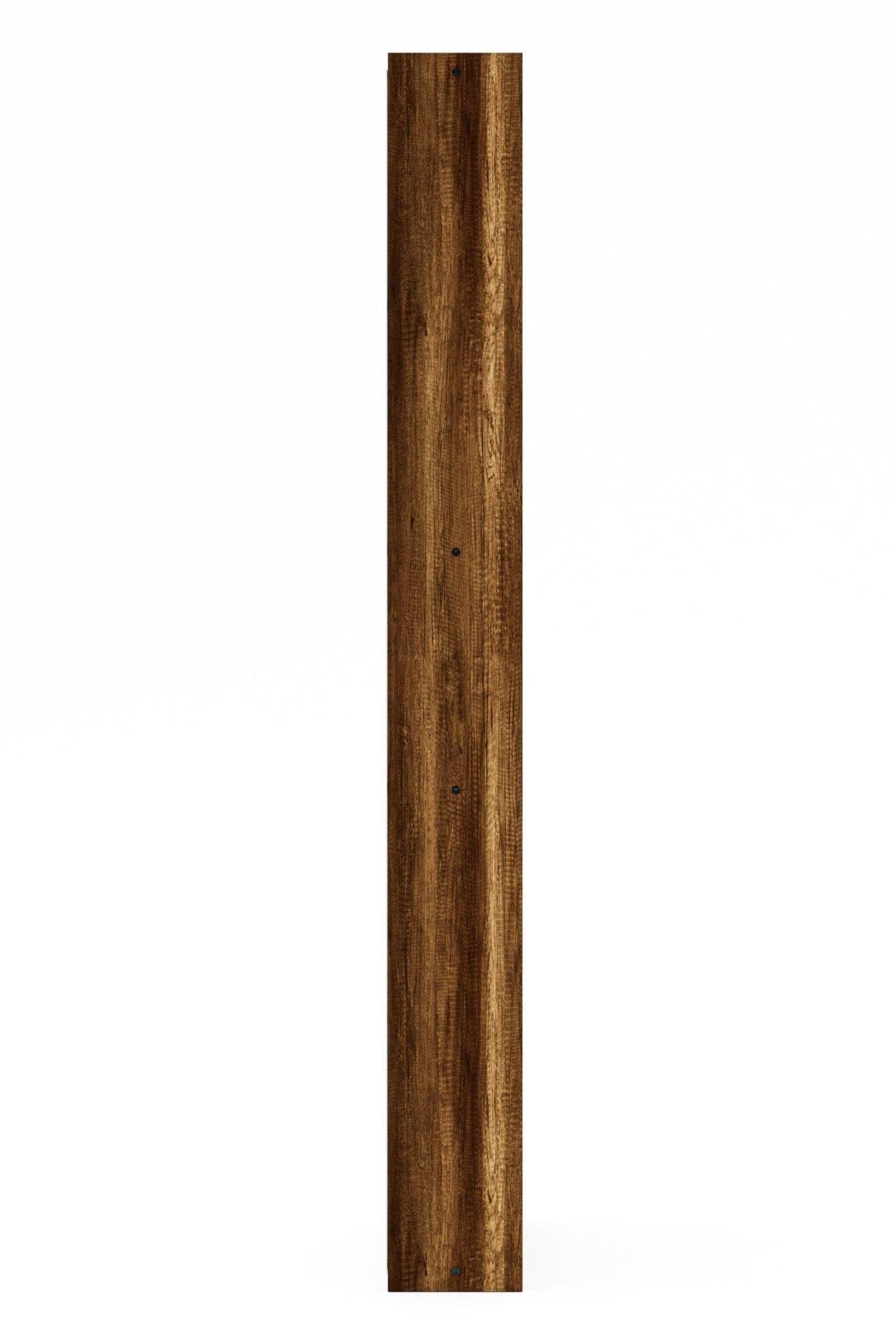 Ceramical Kts2 Modern Kitaplık / 5 Raflı - 60x180 Cm - Ceviz