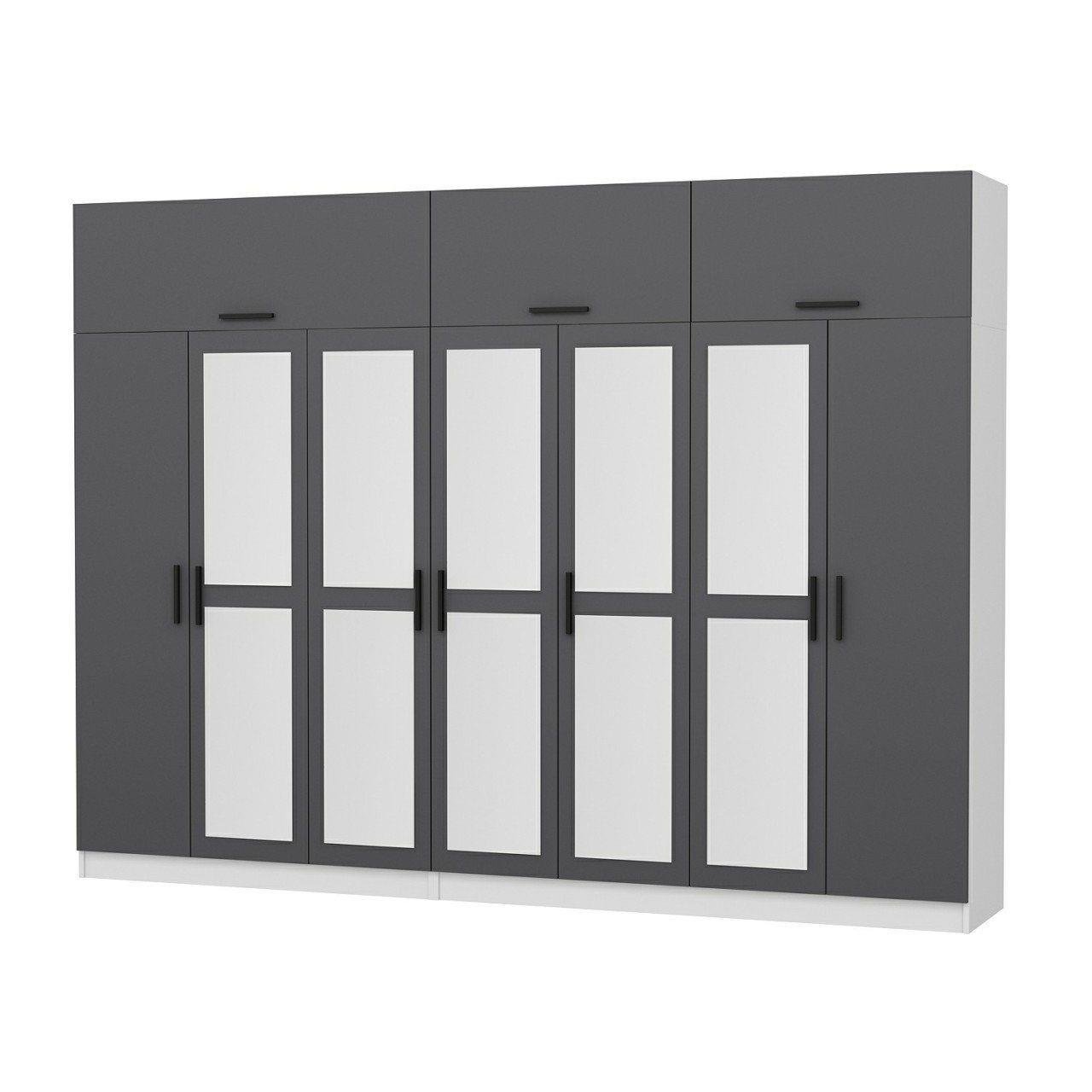 Ceramical Kts2 Modern Kitaplık / 5 Raflı - 60x180 Cm - Beyaz