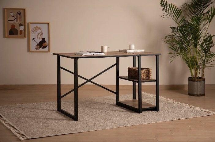 Ceramical Raflı Masa - Barok Ceviz