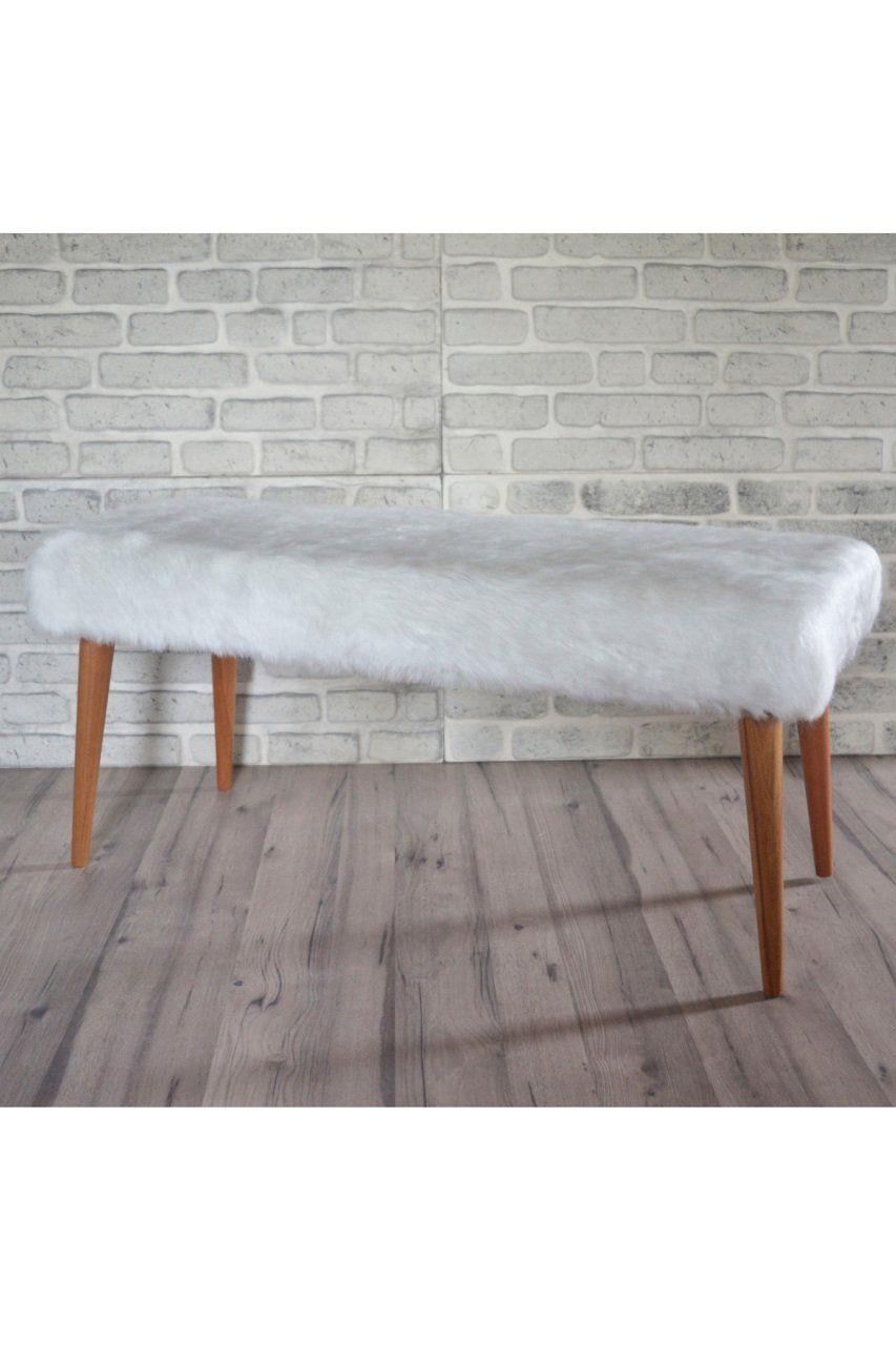 Cool Bench Beyaz Peluş