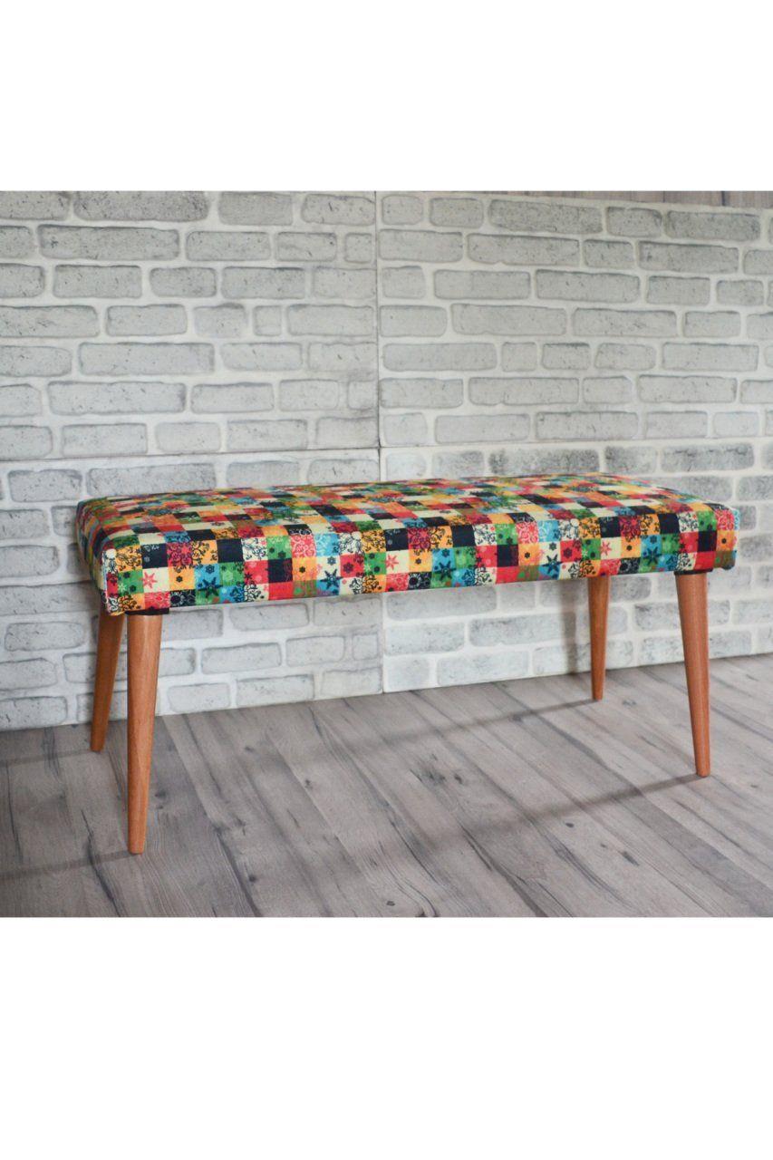 Cool Bench Yeşil Kare Desenli