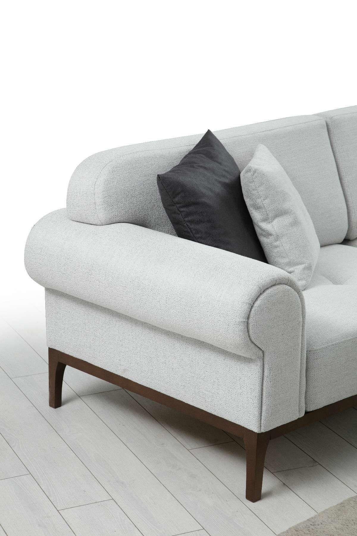 MİNAR 200 CM MEBRAN C MUTFAK DOLABI BEYAZ ANTRASİT 200-MCBA2