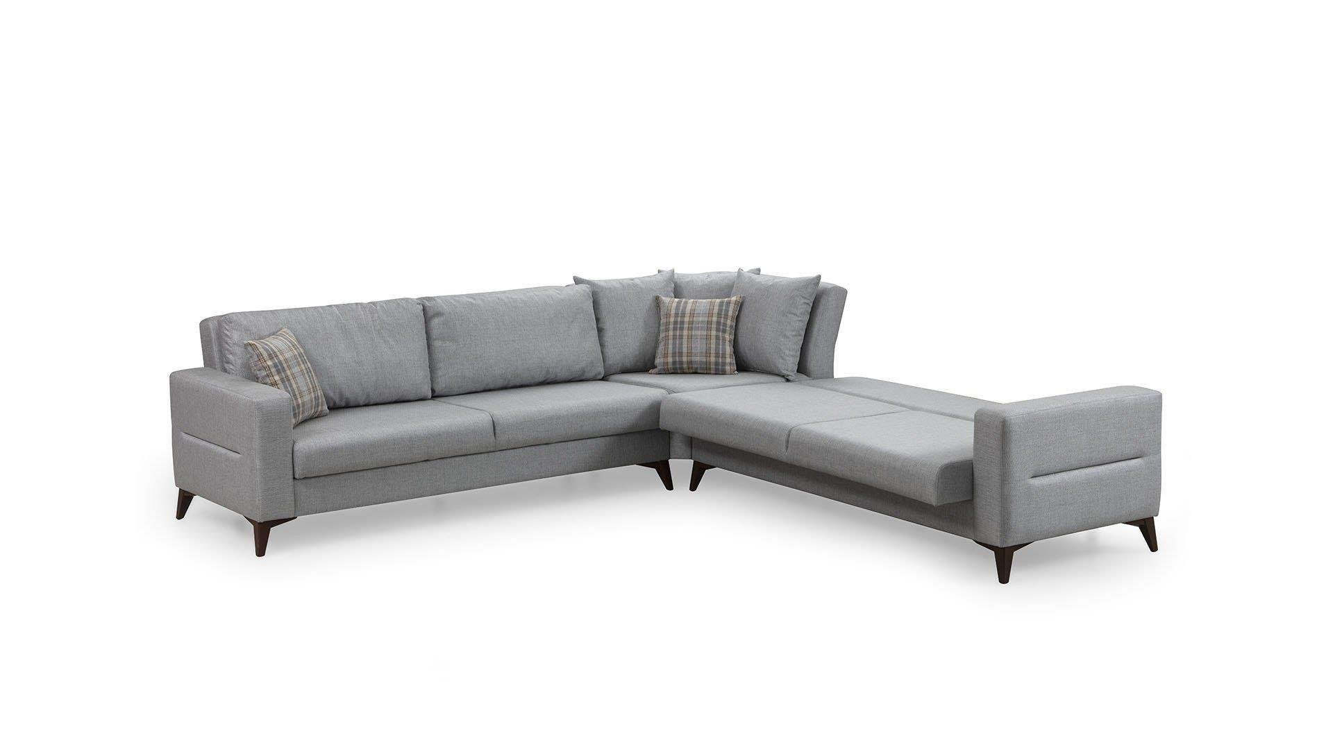 MİNAR 270 CM MEBRAN C MUTFAK DOLABI BEYAZ ANTRASİT 270-MCBA3