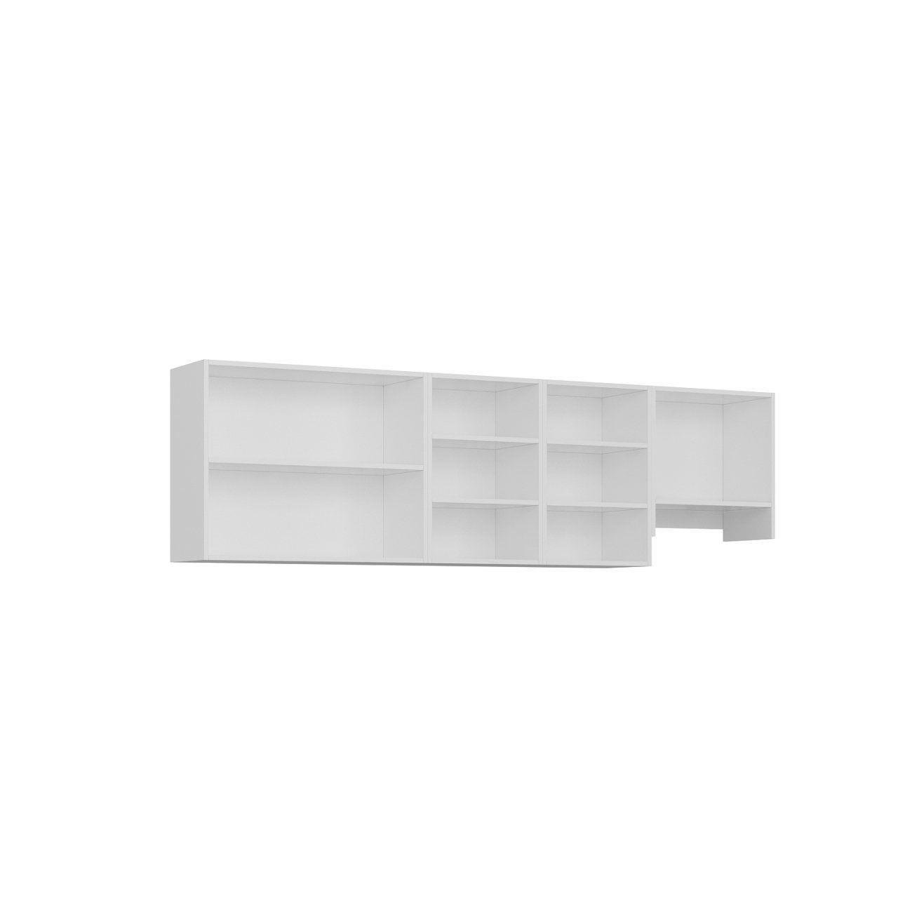 Minar Gizli Tutuculu Duvar Rafı 23 cm - M.Beyaz