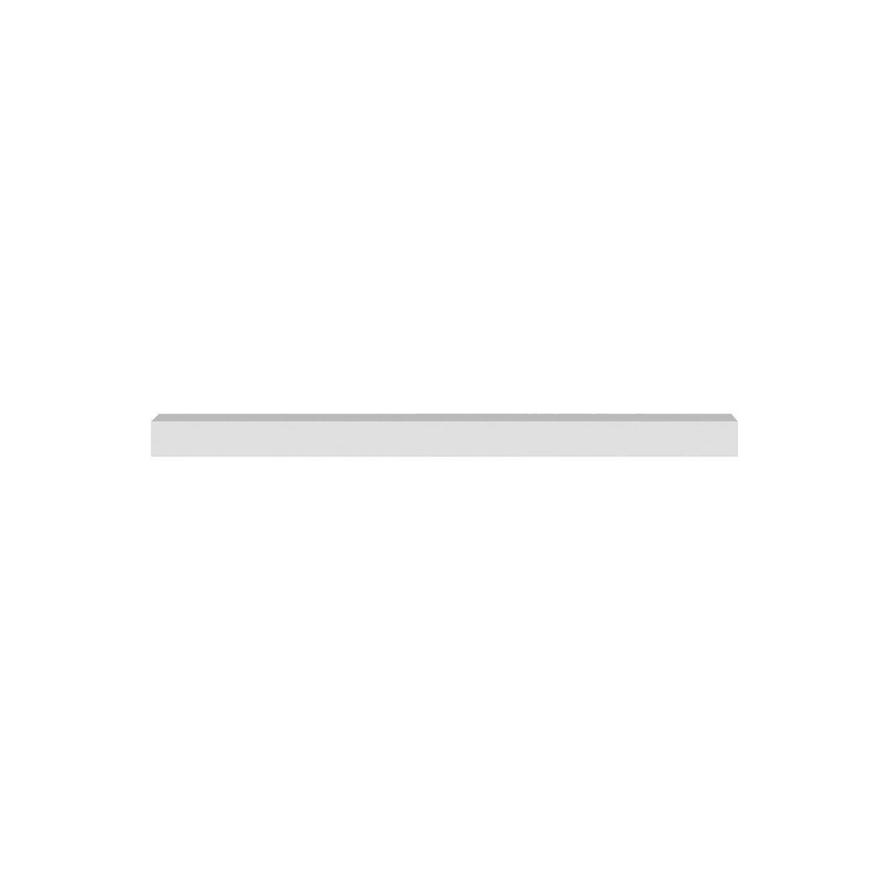 Minar Gizli Tutuculu Duvar Rafı 60 cm - Beyaz