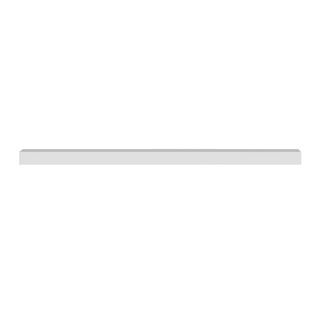 Minar Gizli Tutuculu Duvar Rafı 80 cm - Beyaz