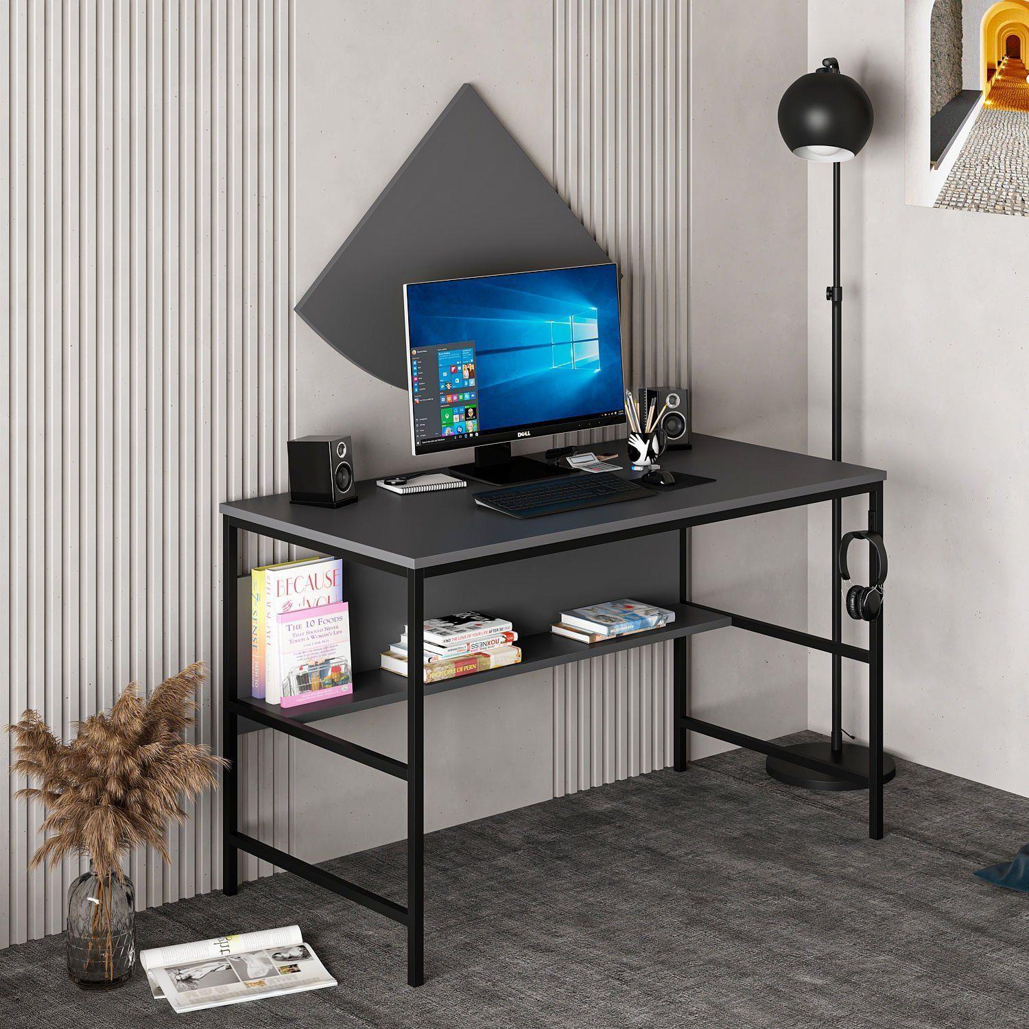 Minar Greta Çalışma Masası Modül1 - Antrasit