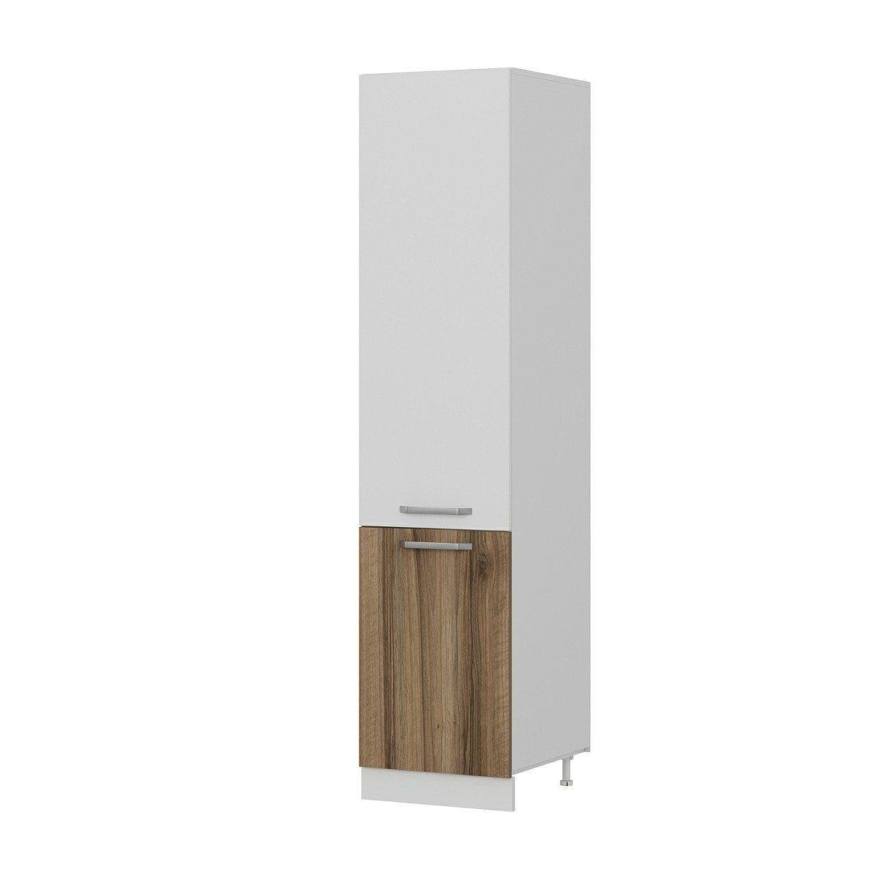 Minar Mutfak Alt Modül 1K 60Cm Ank Dolap Beyaz/Antrasit - A1