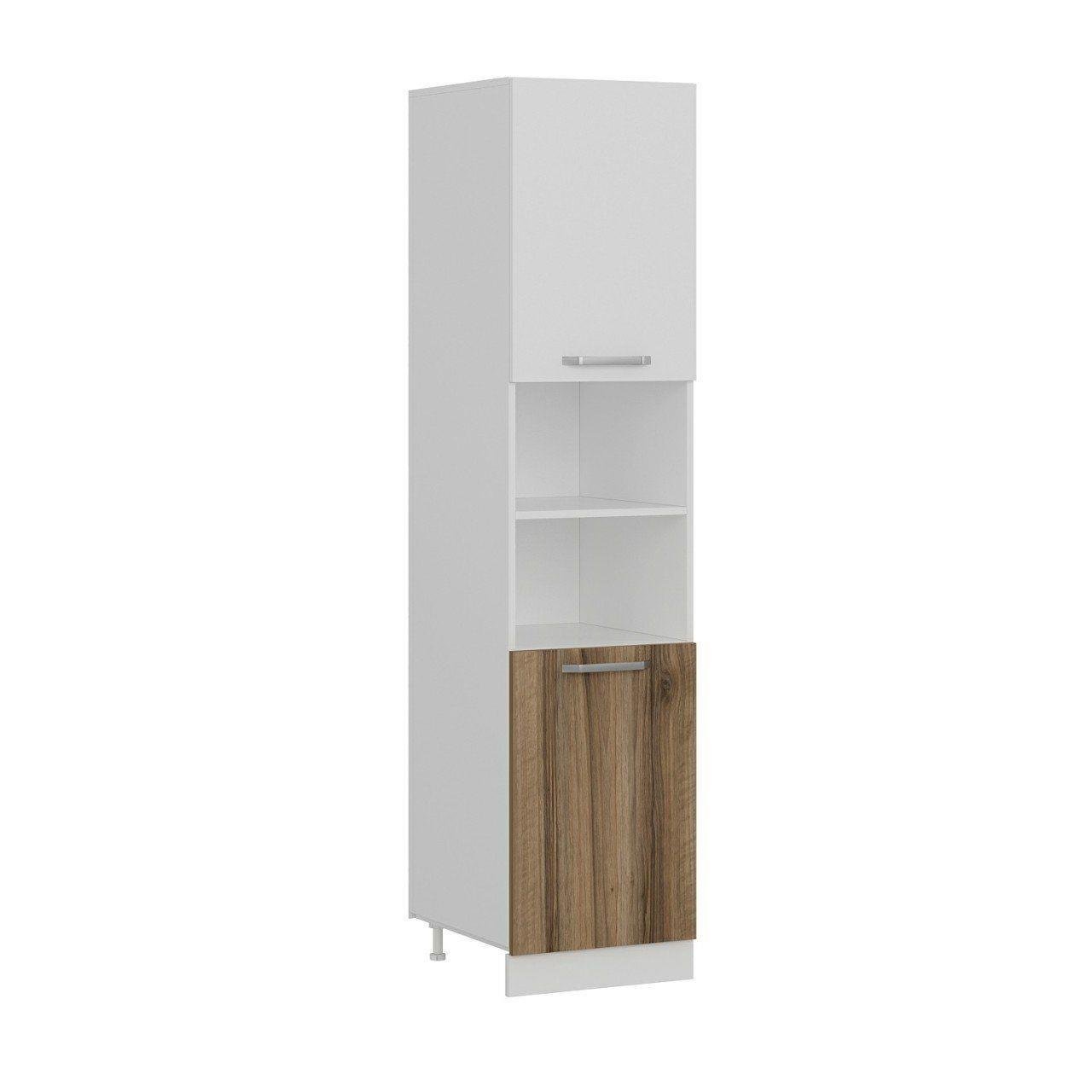 Minar Mutfak Alt Modül 1K 60Cm Ank Dolap Beyaz/Dore - D1