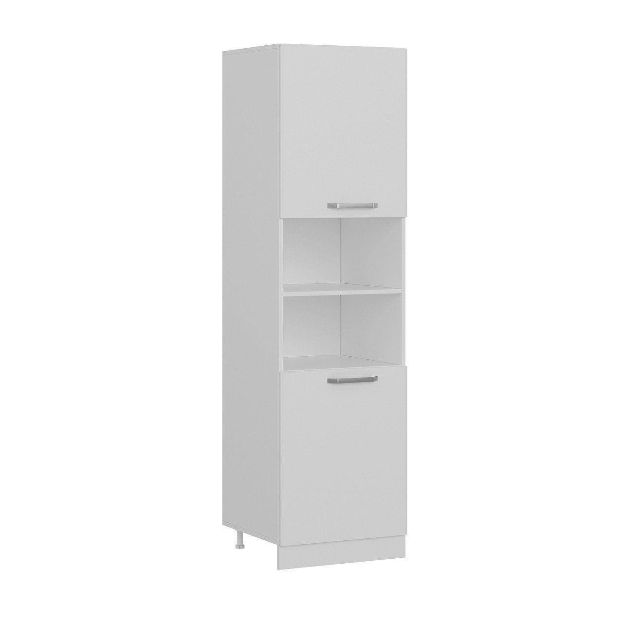 Minar Mutfak Alt Modül 1K1R 40Cm Dolap Beyaz/Antrasit - A1