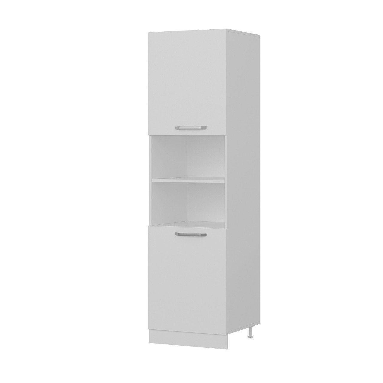 Minar Mutfak Alt Modül 1K1R 40Cm Dolap Beyaz/Antrasit - A1