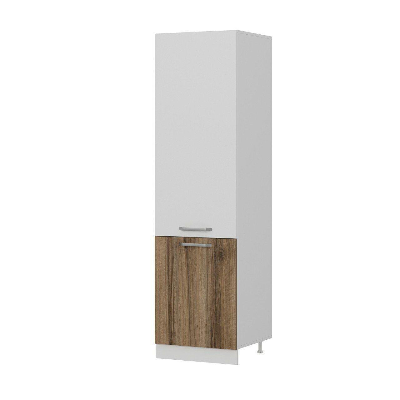 Minar Mutfak Alt Modül 1K1R 45Cm Dolap Beyaz/Antrasit - A1