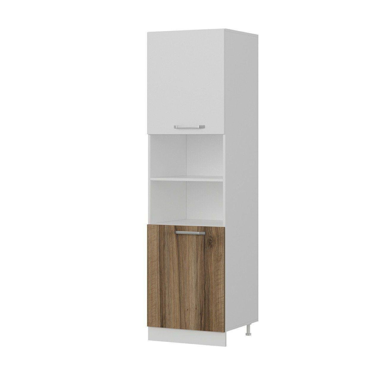 Minar Mutfak Alt Modül 1K1R 45Cm Dolap Beyaz/Dore - D1