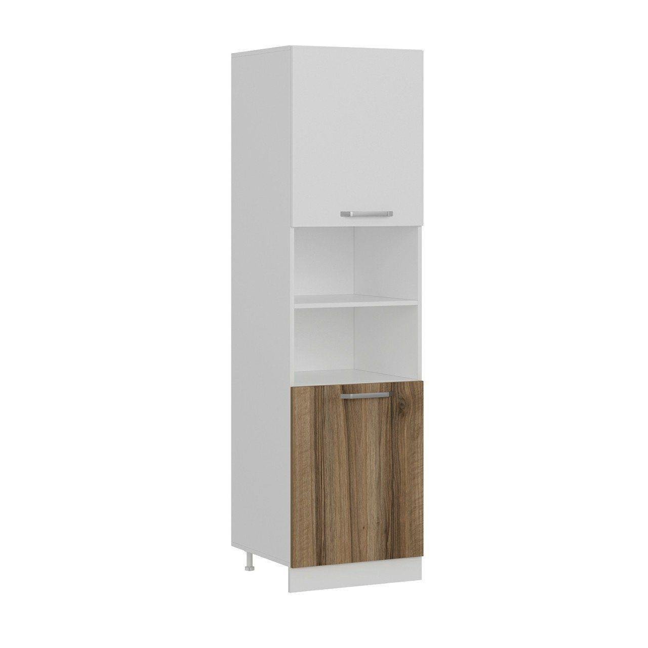 Minar Mutfak Alt Modül 1K1R 45Cm Dolap Beyaz/Dore - D1