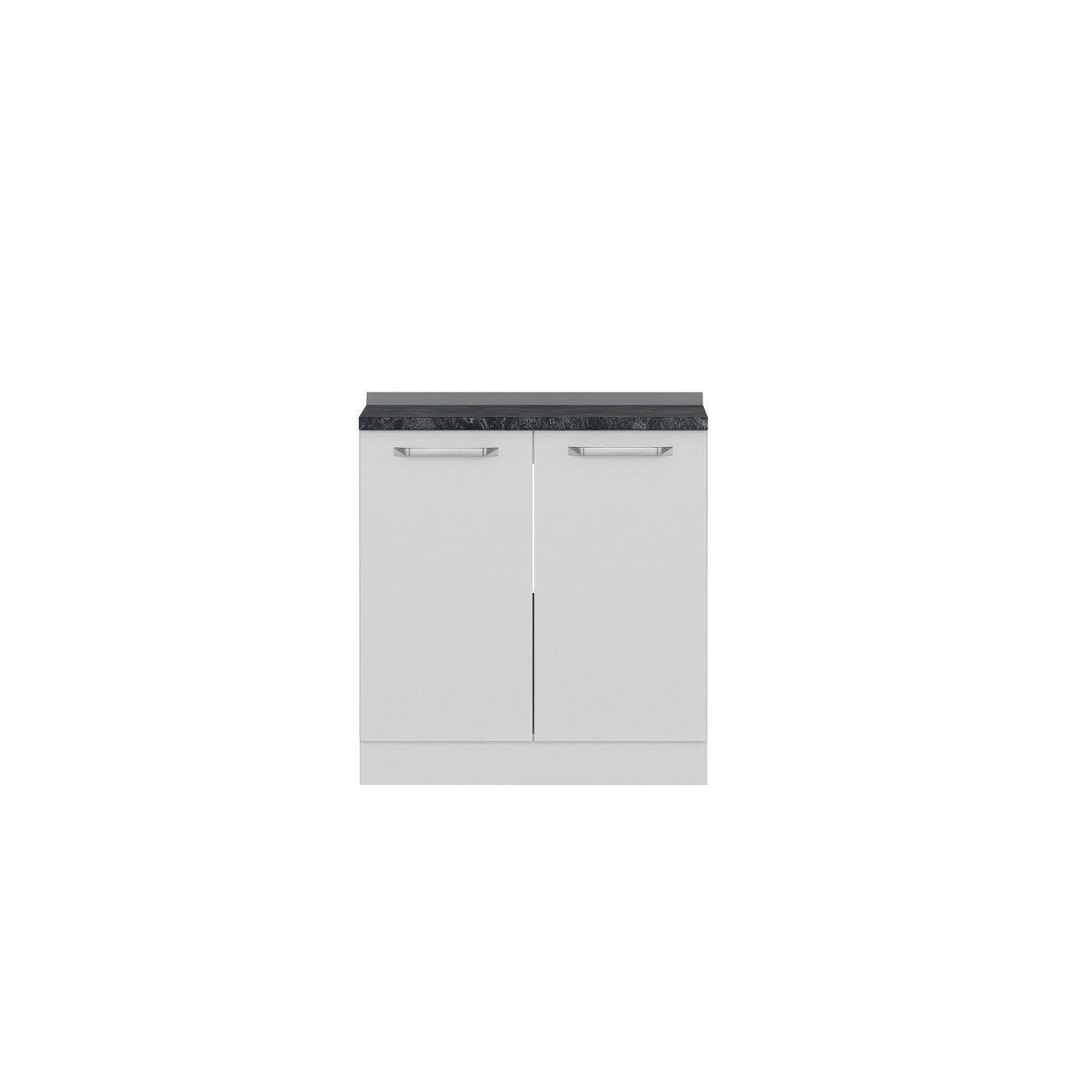Minar Mutfak Alt Modül 1K1R 50Cm Dolap Beyaz/Dore - D1