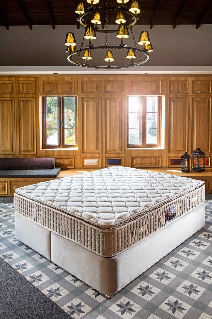 Minar Safir Çift Kişilik Full Ort Pedli Yaylı Yatak 160x200