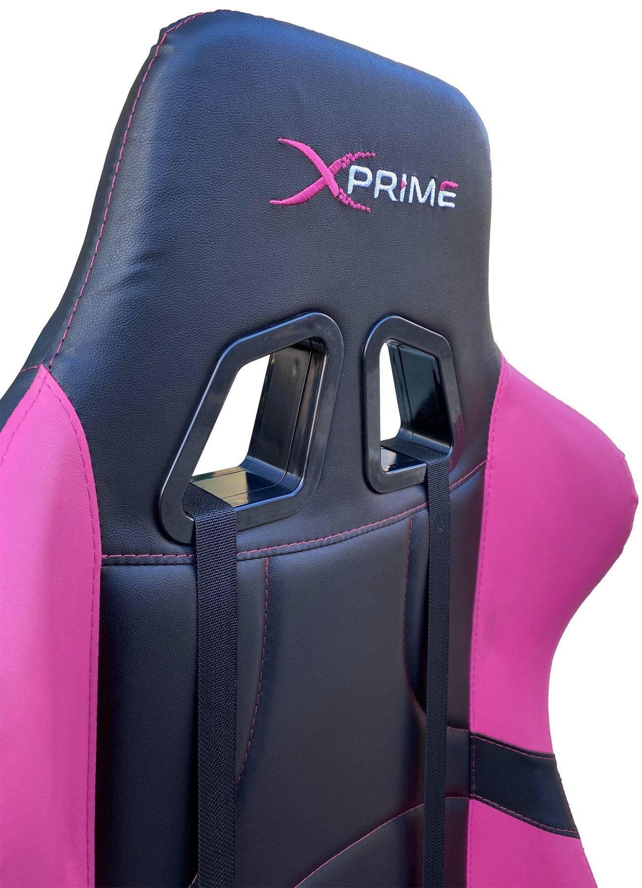 XPrime Zeus Oyuncu Koltuğu Pembe