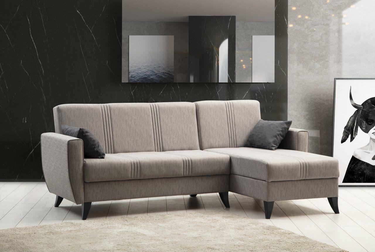 Zaden Sandıklı Bazalı L Köşe Koltuk + Berjer Set