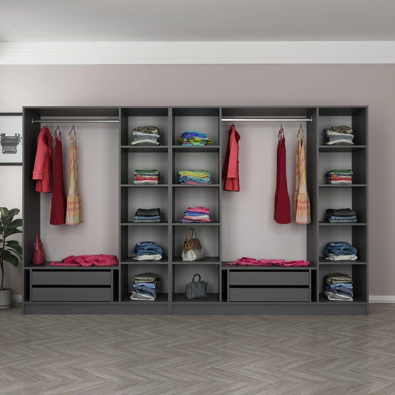 Zara Modern Konsol - Beyaz/Siyah/Asya