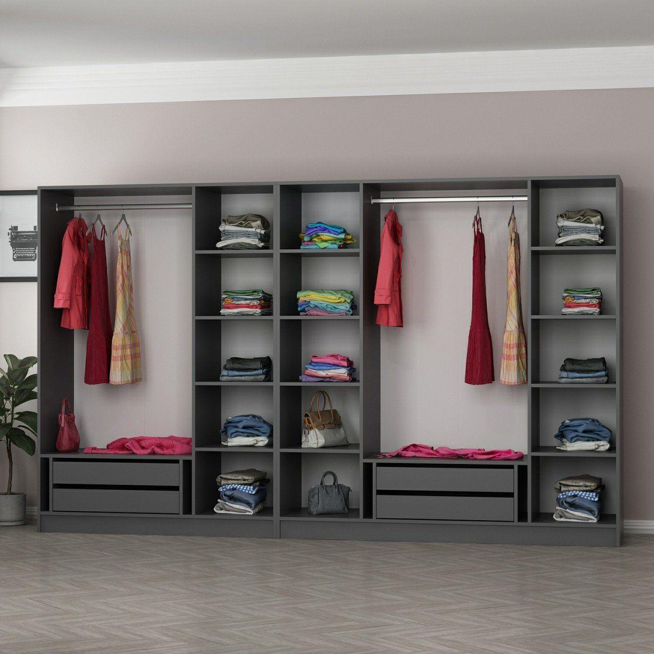 Zara Modern Konsol - Beyaz/Siyah/Asya
