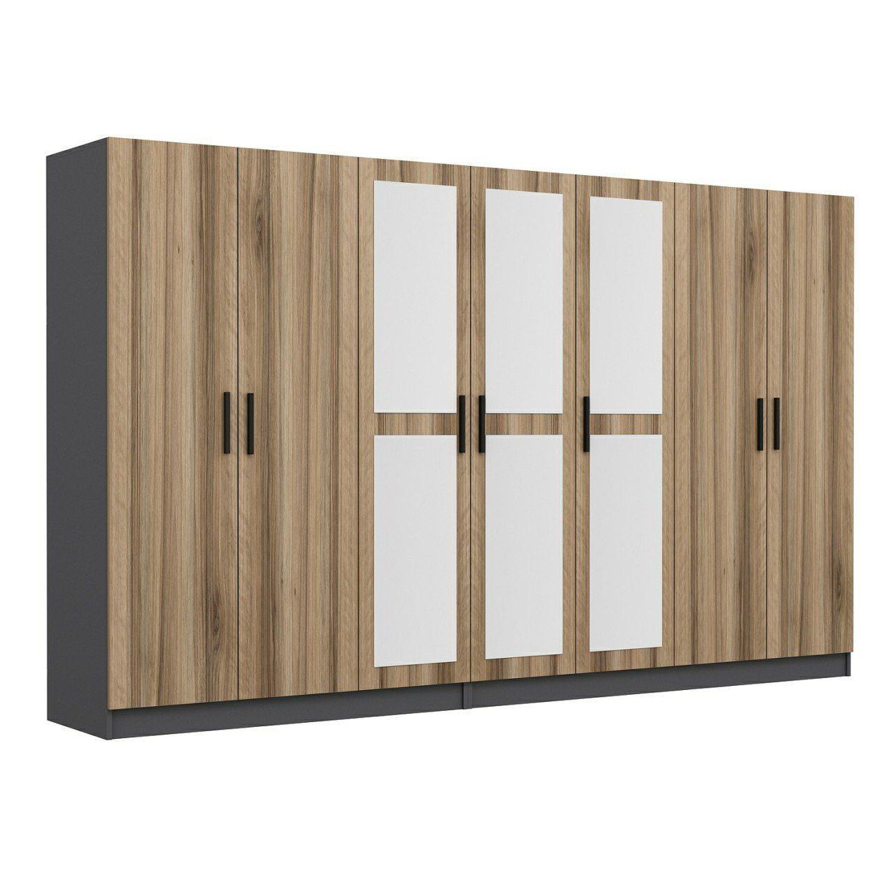Zara Modern Konsol - Beyaz/Siyah/Asya