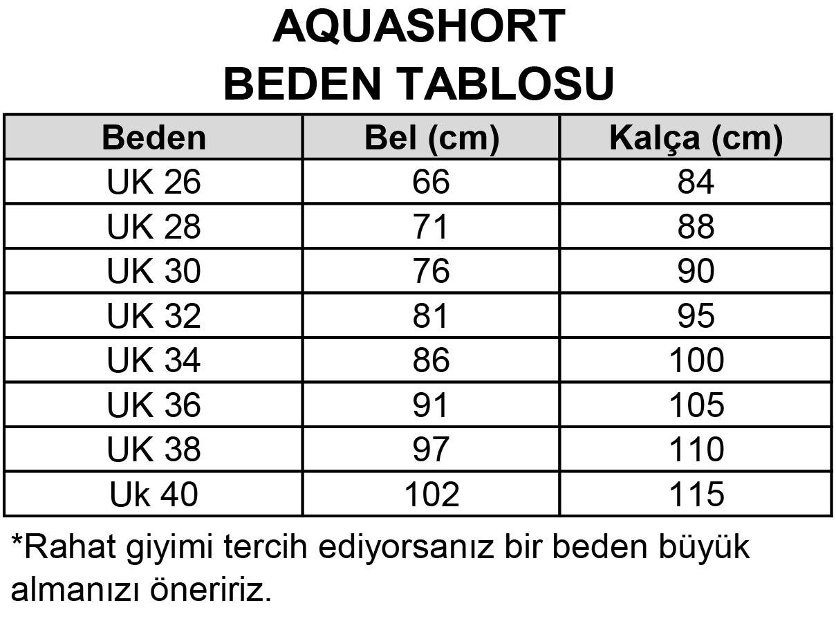 AquaShort Solid Mavi