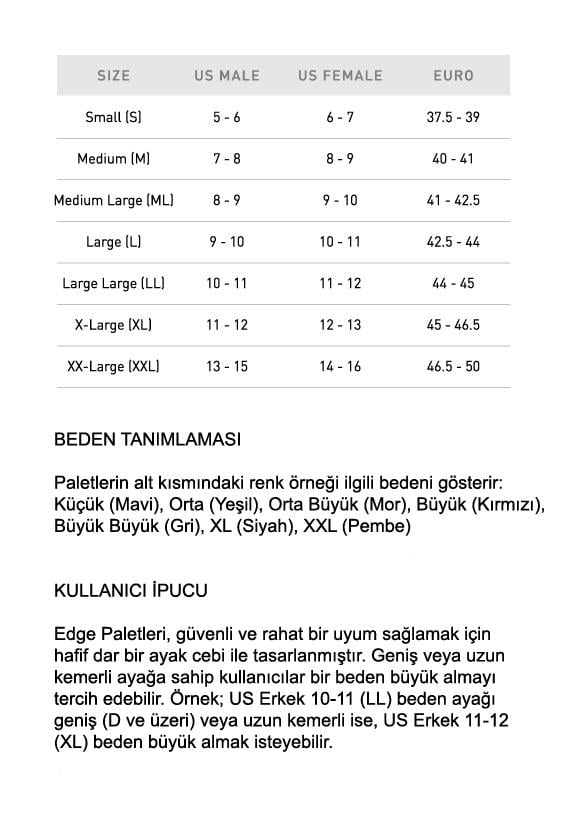 Edge Ayak Paleti