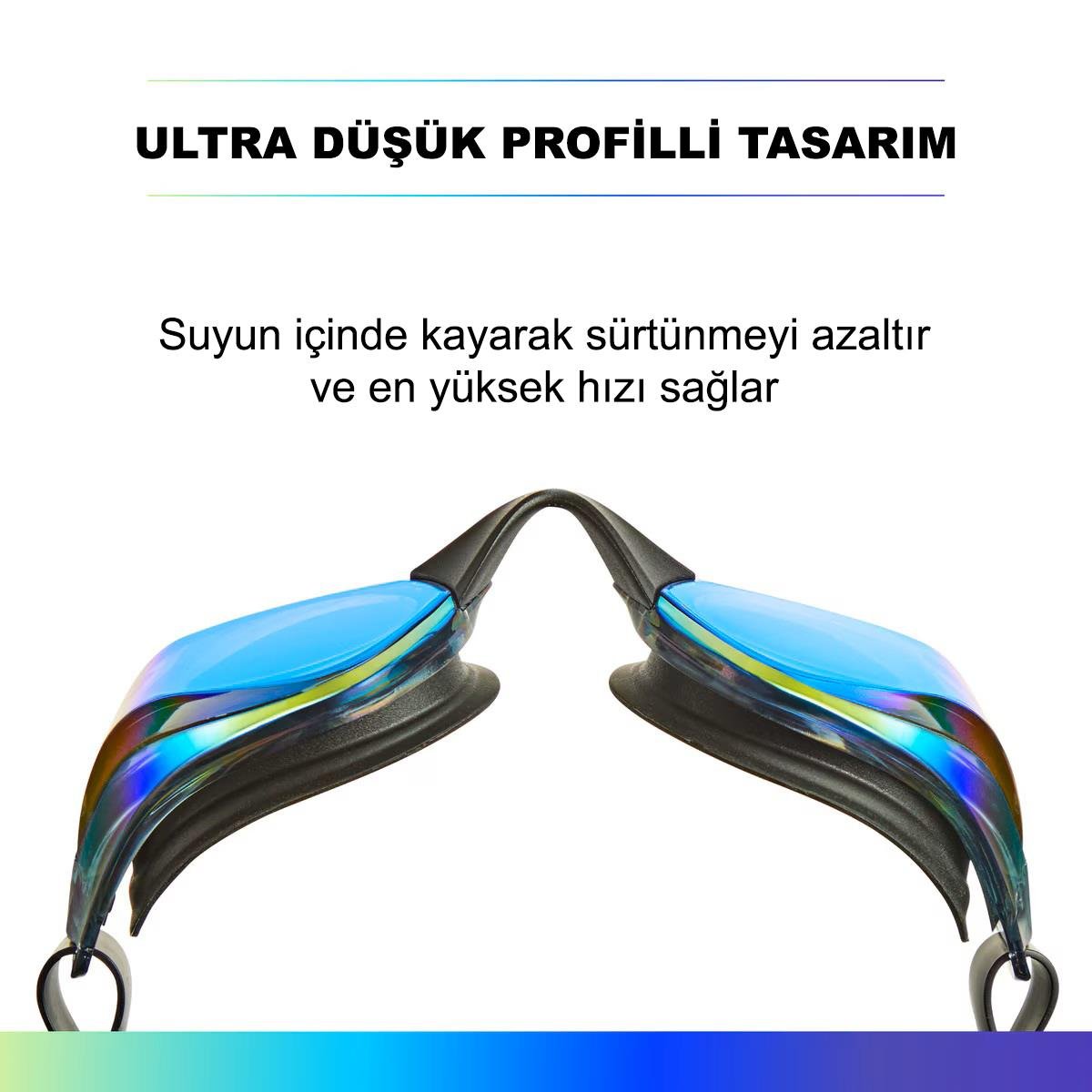 Mach 1 Elit Yarış Gözlüğü Blue Cobalt