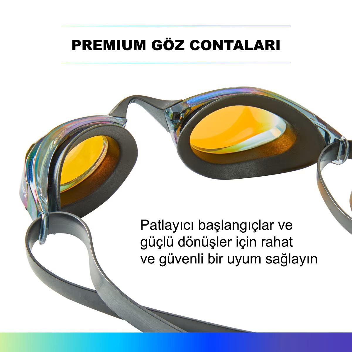 Mach 1 Elit Yarış Gözlüğü Blue Cobalt