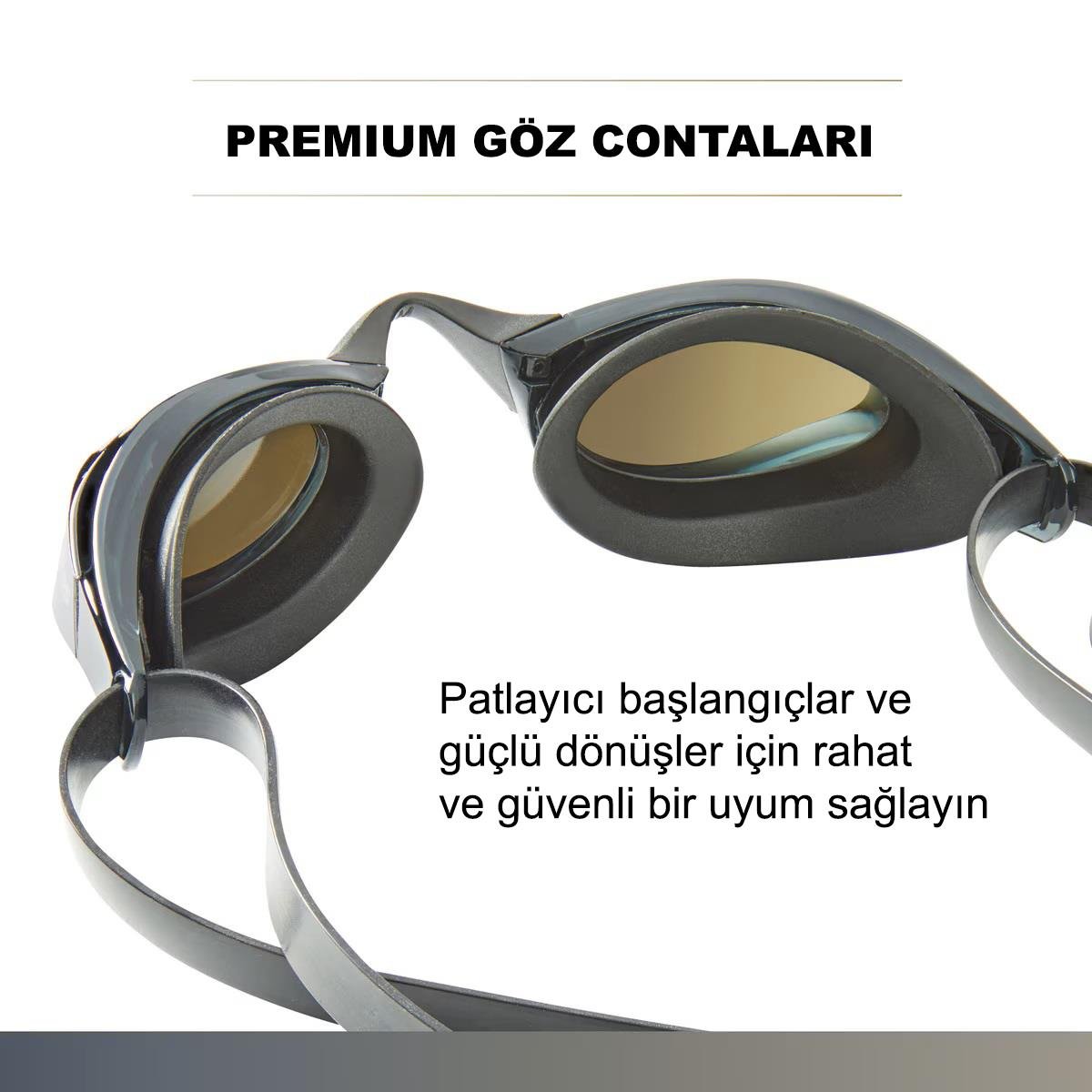 Mach 1 Elit Yarış Gözlüğü Titanium
