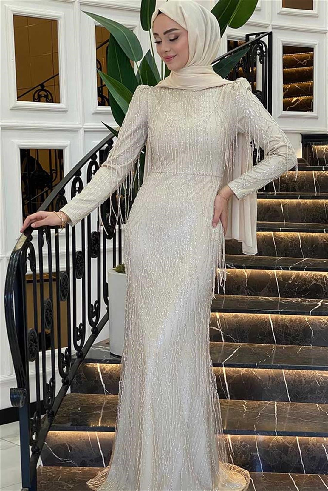 Pınar Şems Dilan Abiye Gold