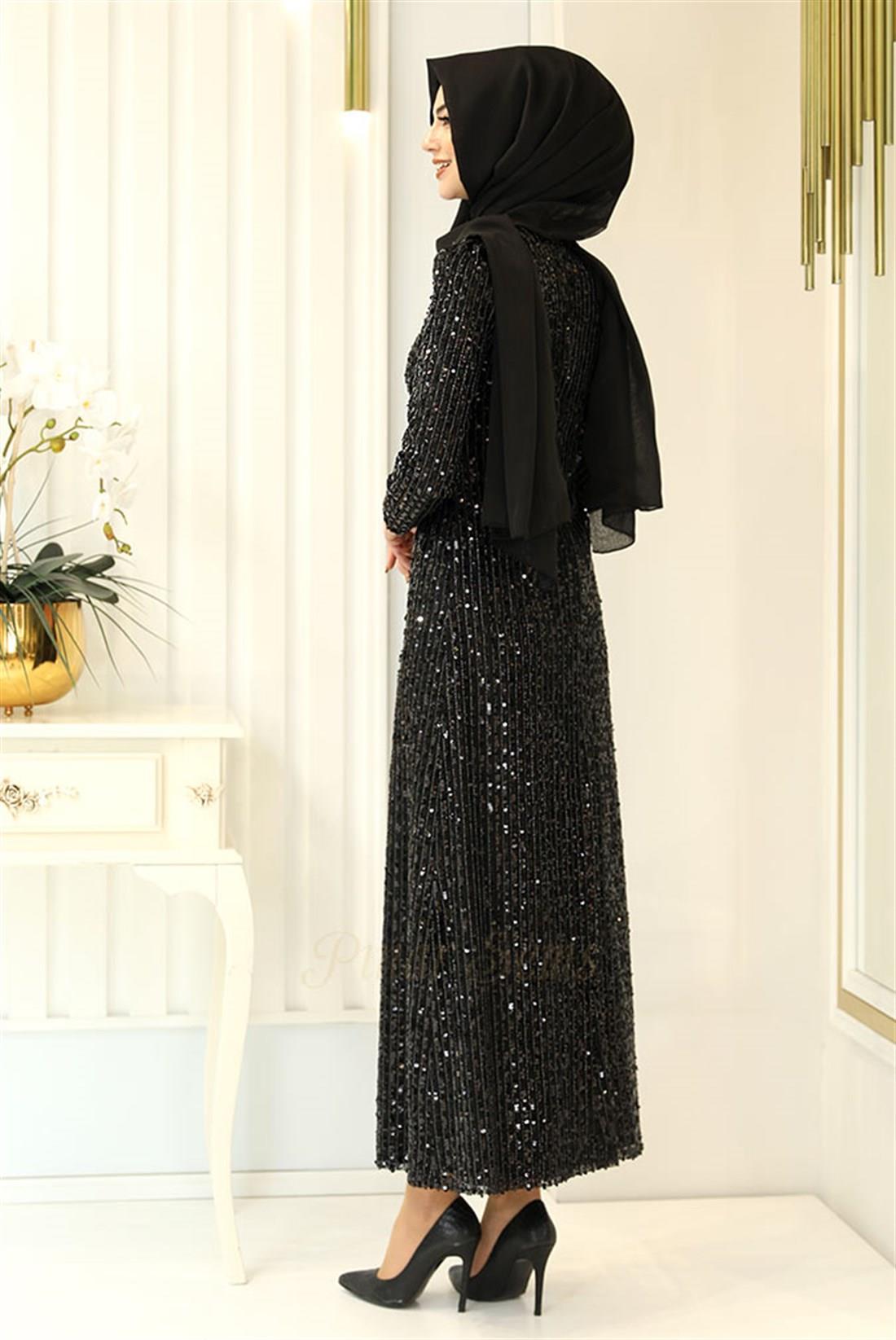 Pınar Şems Havin Abiye Siyah