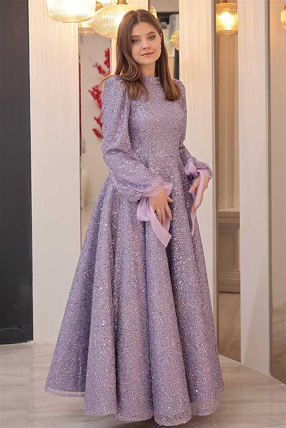 Pınar Şems Işıl Abiye Lila