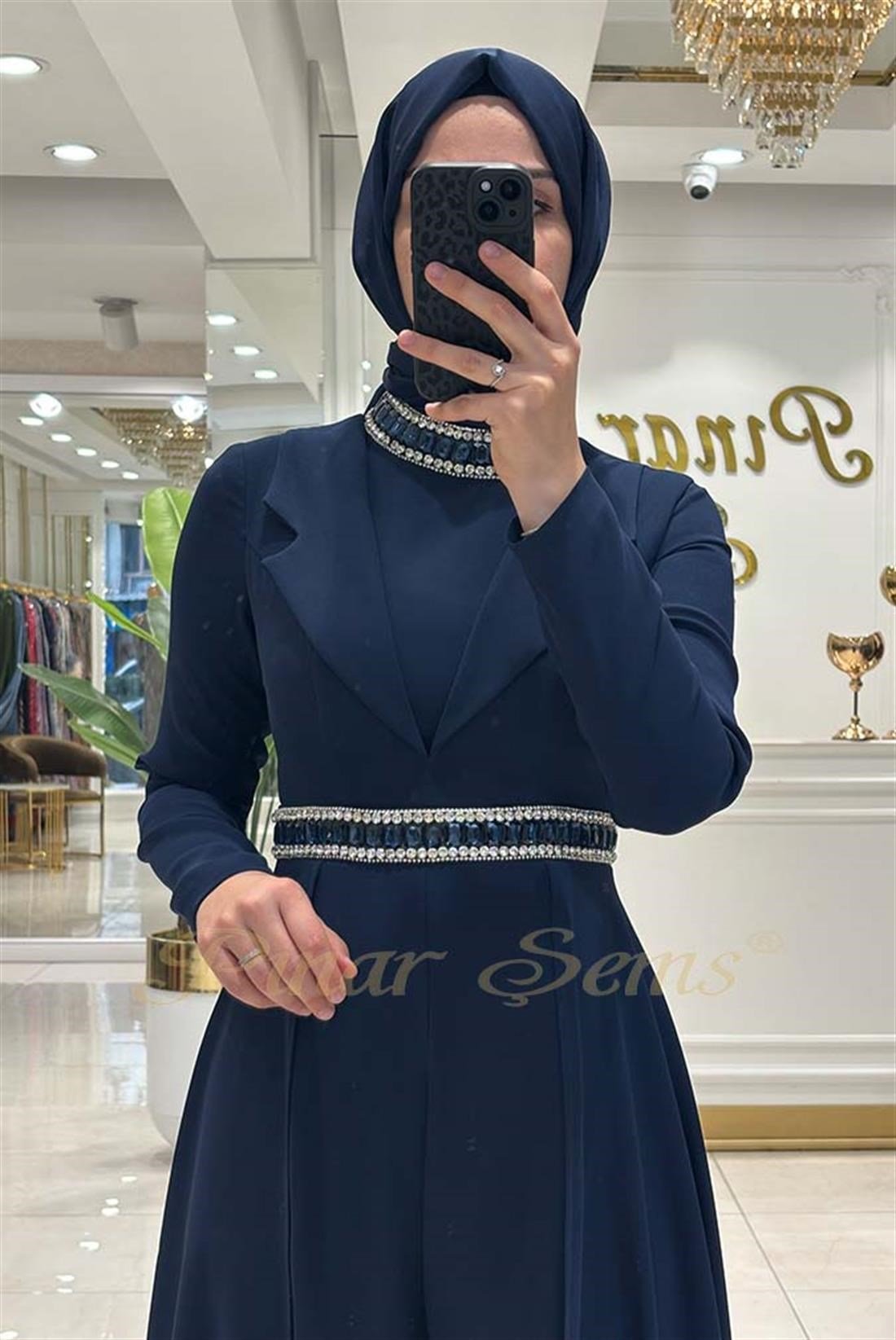 Pınar Şems Melinda Tulum Lacivert