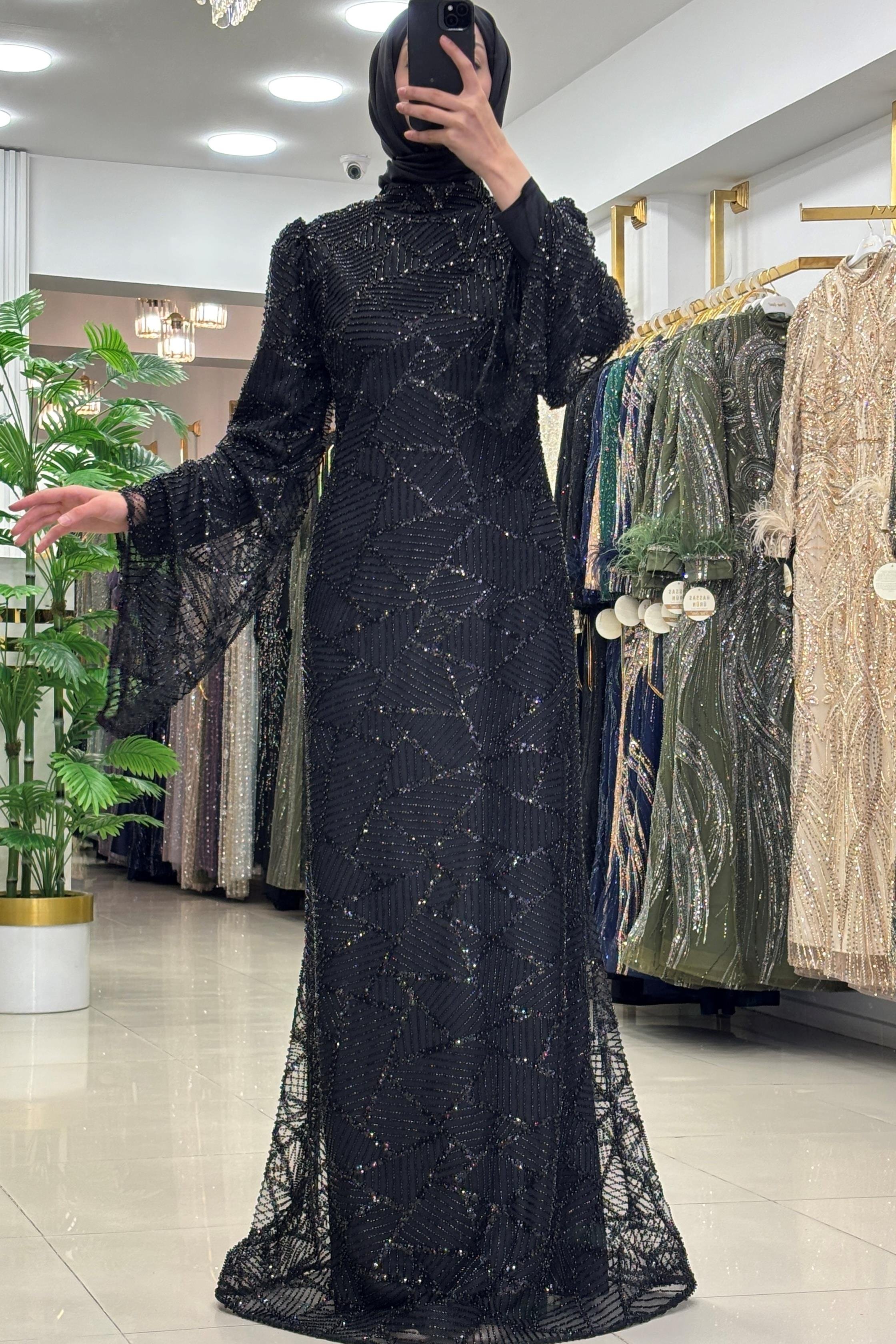 Pınar Şems Meriç Abiye Siyah