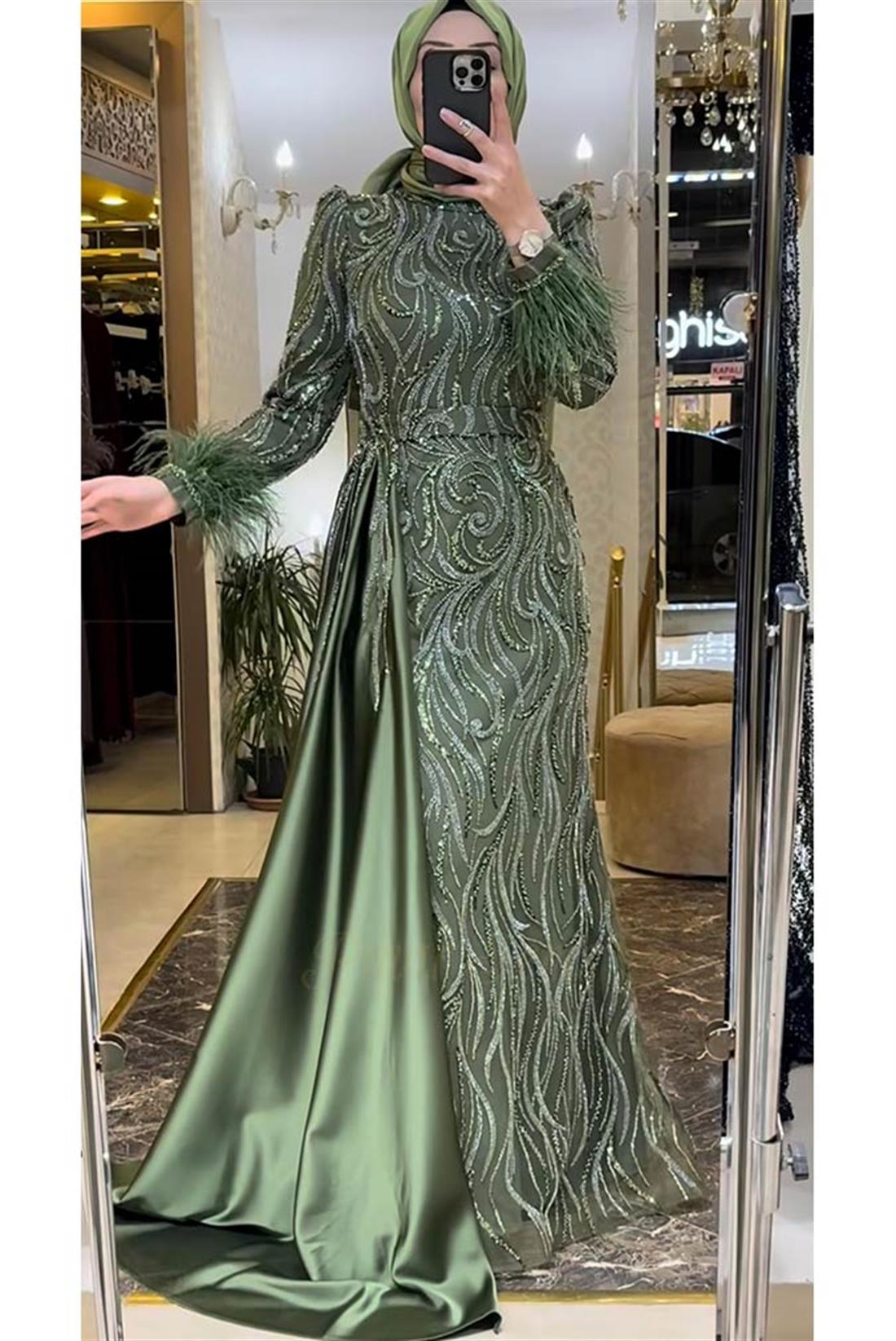 Pınar Şems Nurseli Abiye Haki