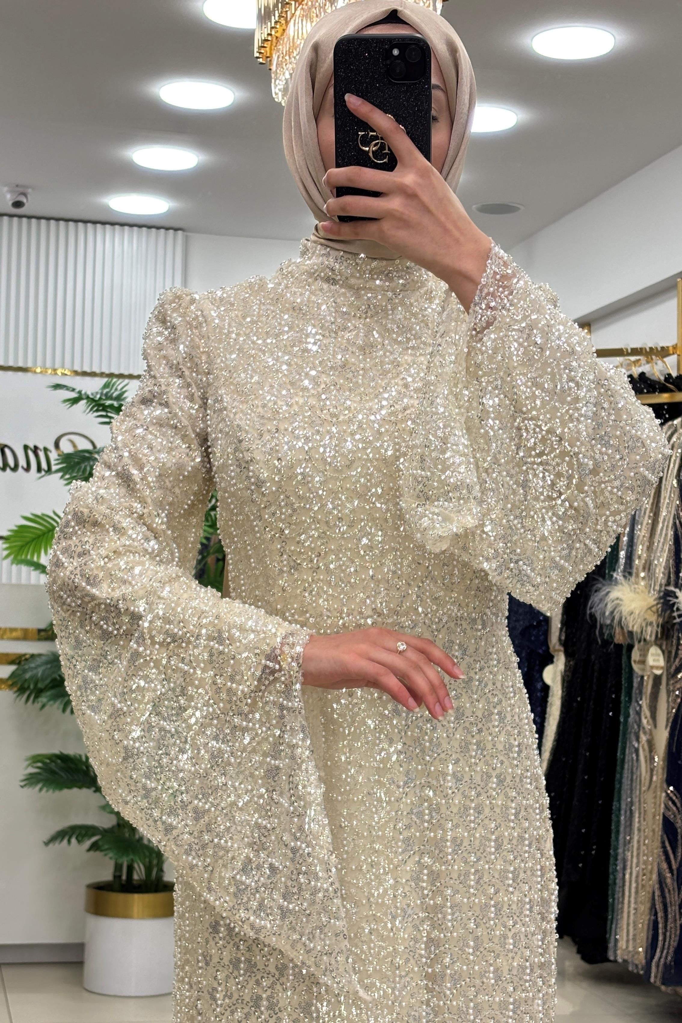 Pınar Şems Tuba Abiye Gold