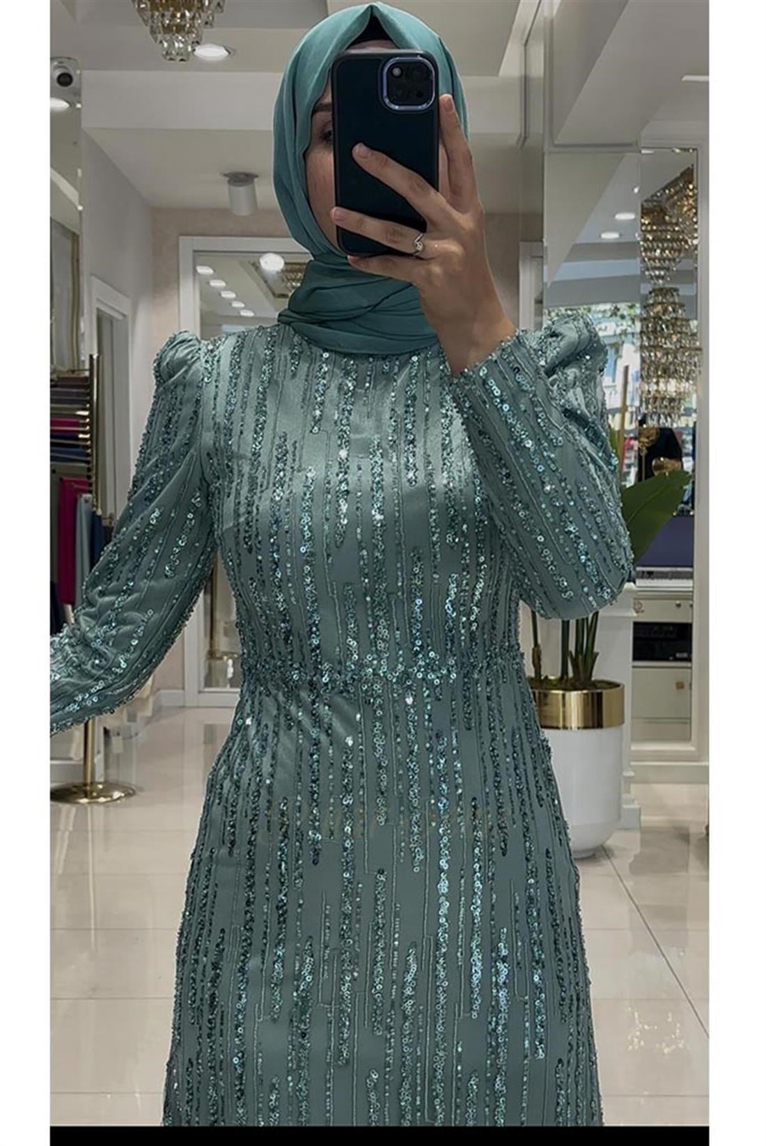 Pınar Şems Verda Abiye Mint