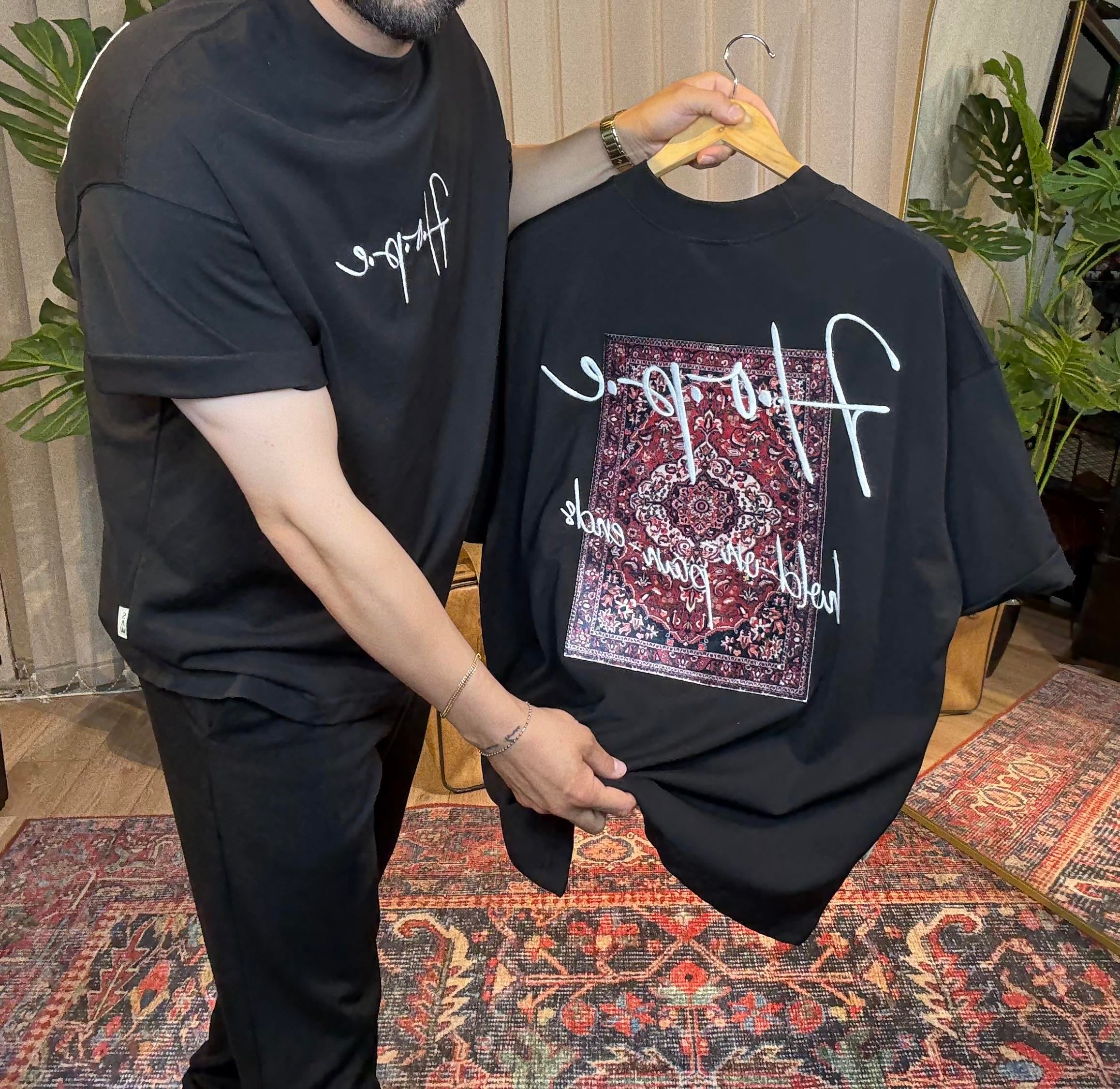 Baskılı oversize T-Shirt 