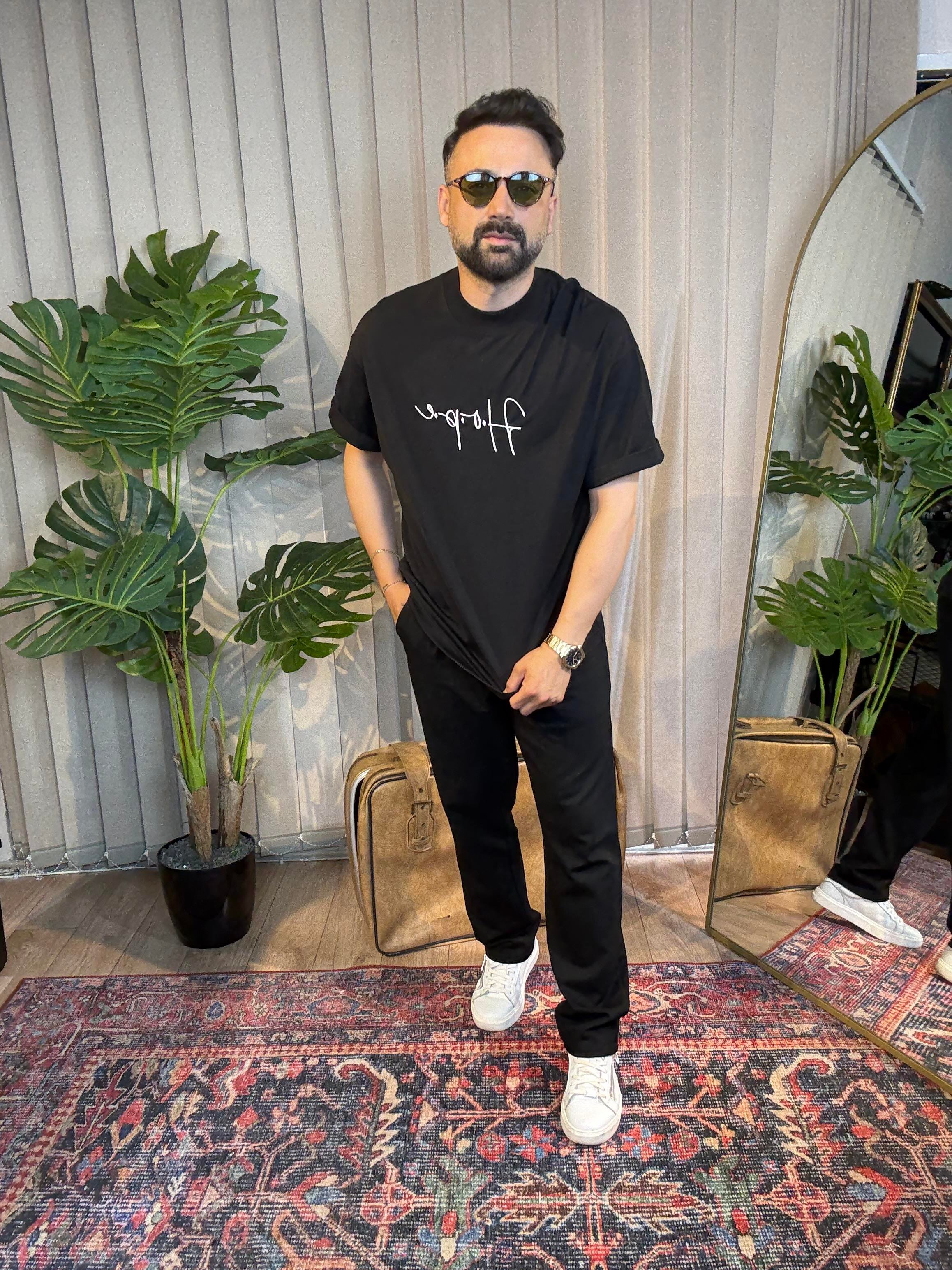 Baskılı oversize T-Shirt 