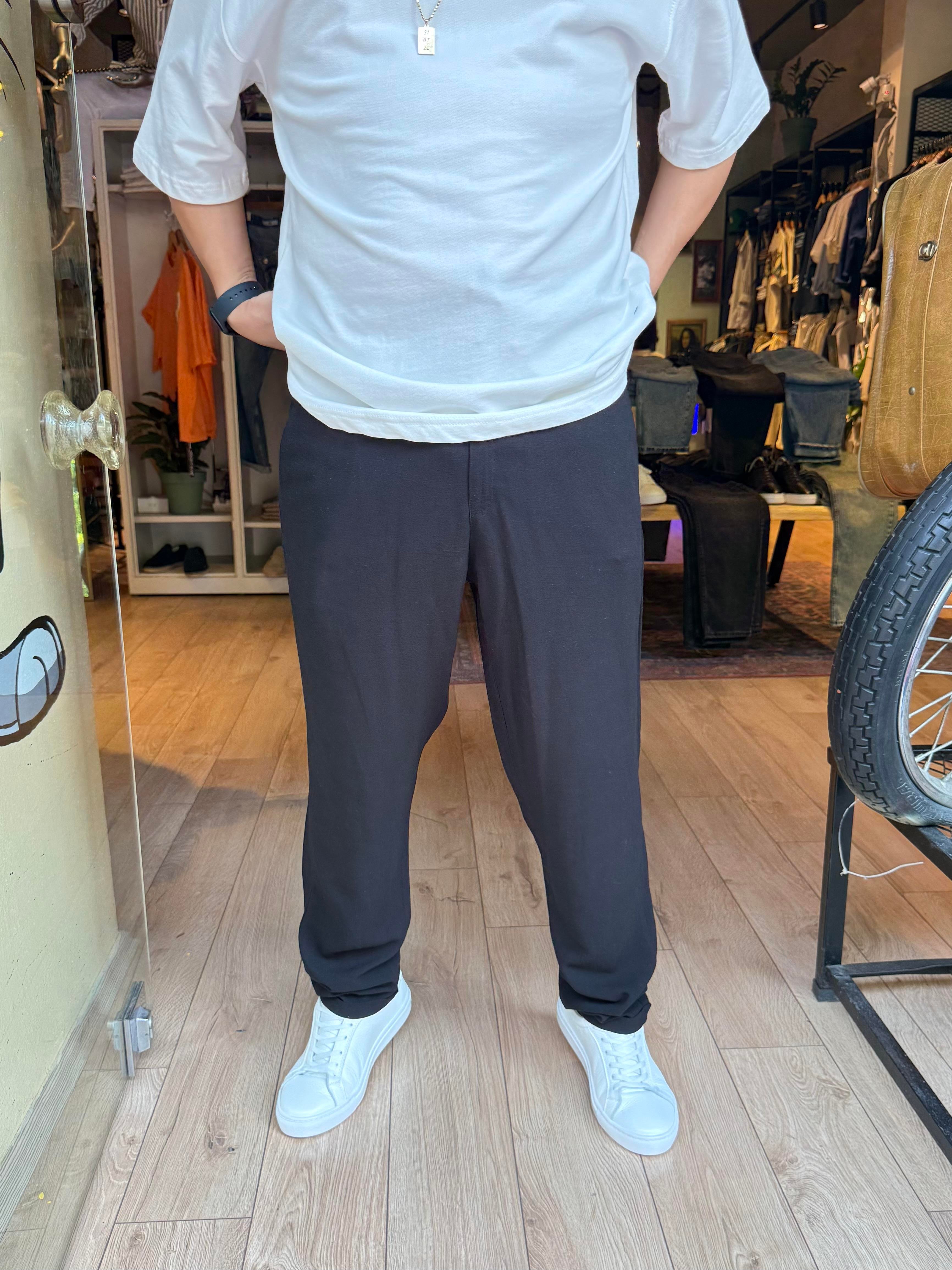 Keten Pantolon Siyah