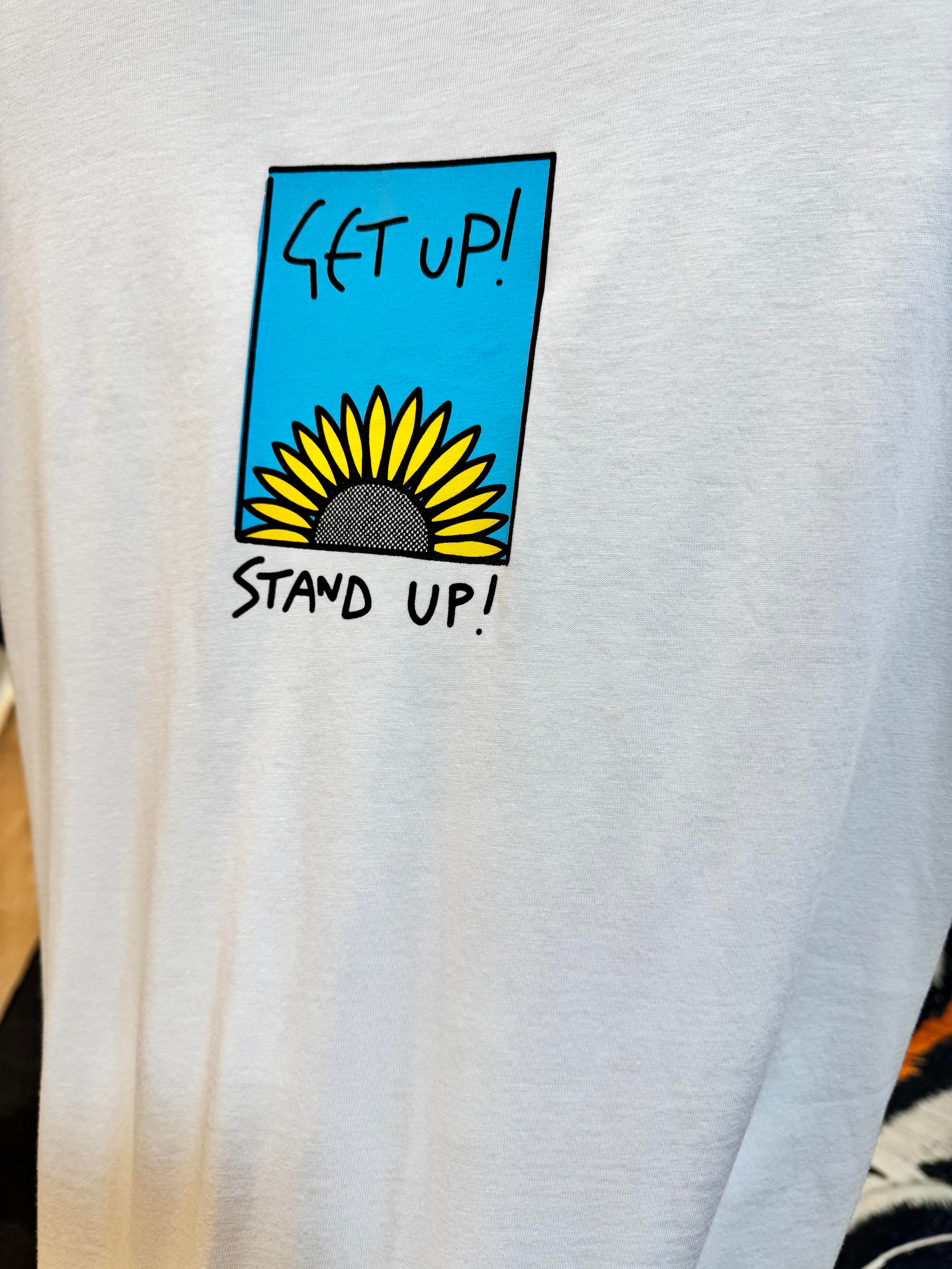 Set Up Baskılı Oversize Beyaz Tişört
