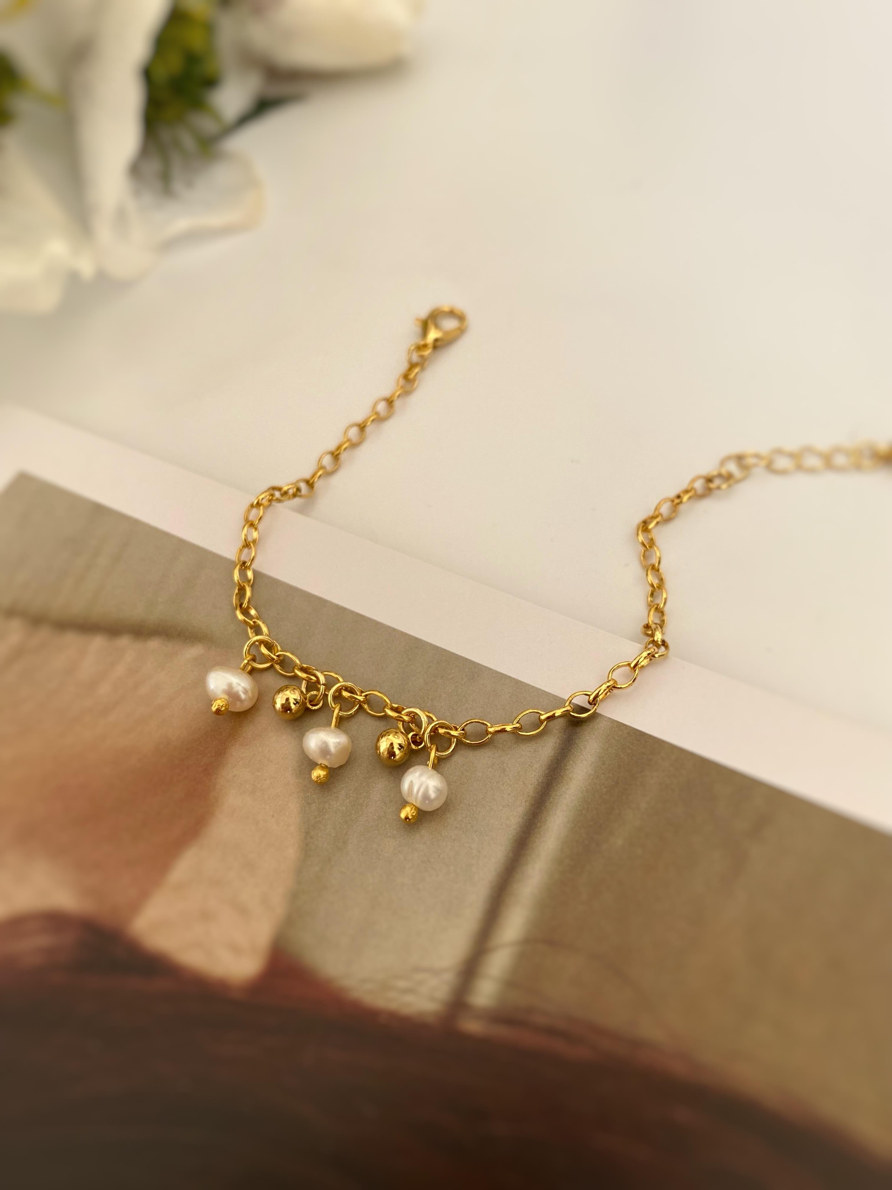 Barok İncili Charm Bileklik