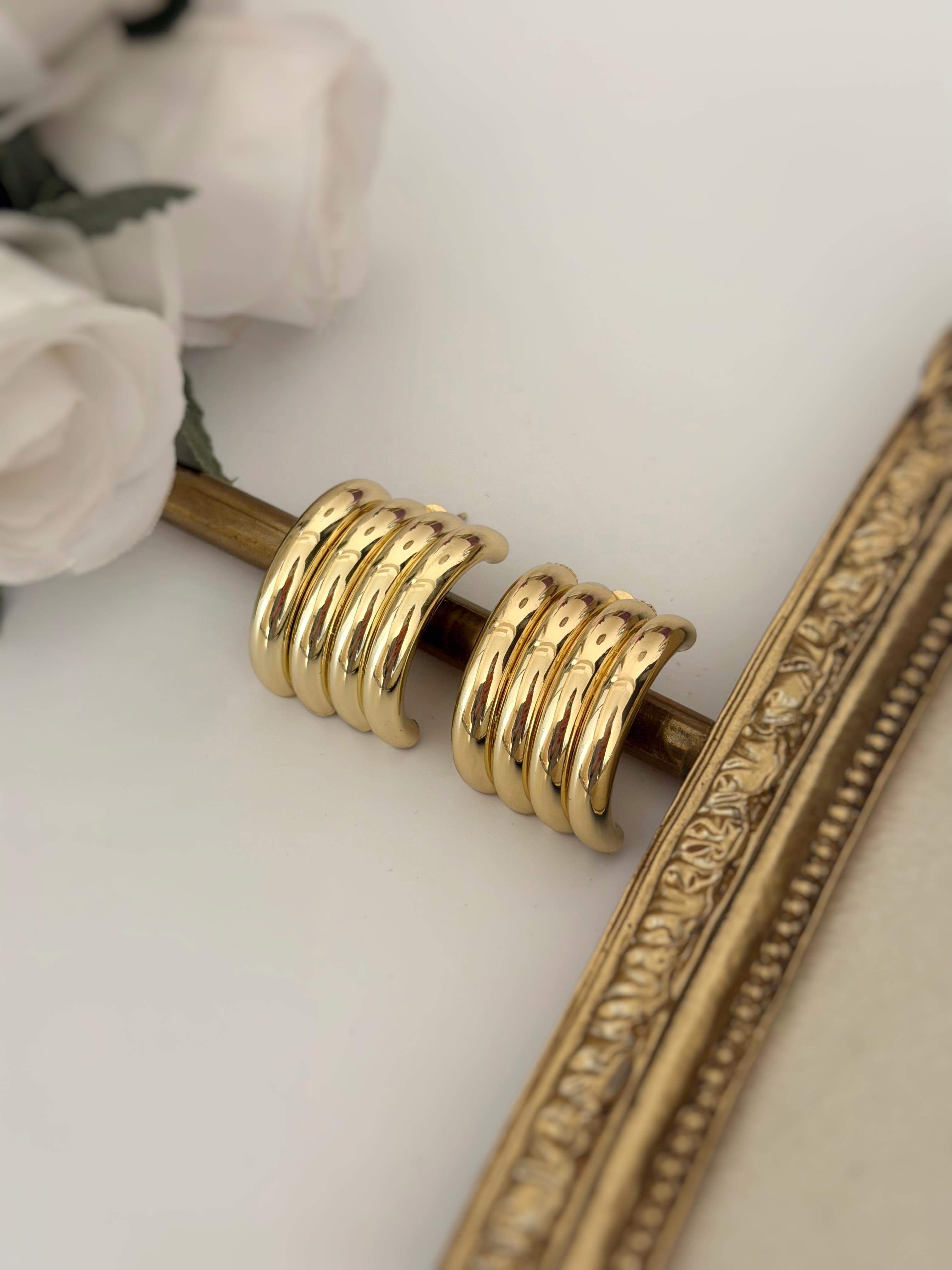 Basic Gold Küpe