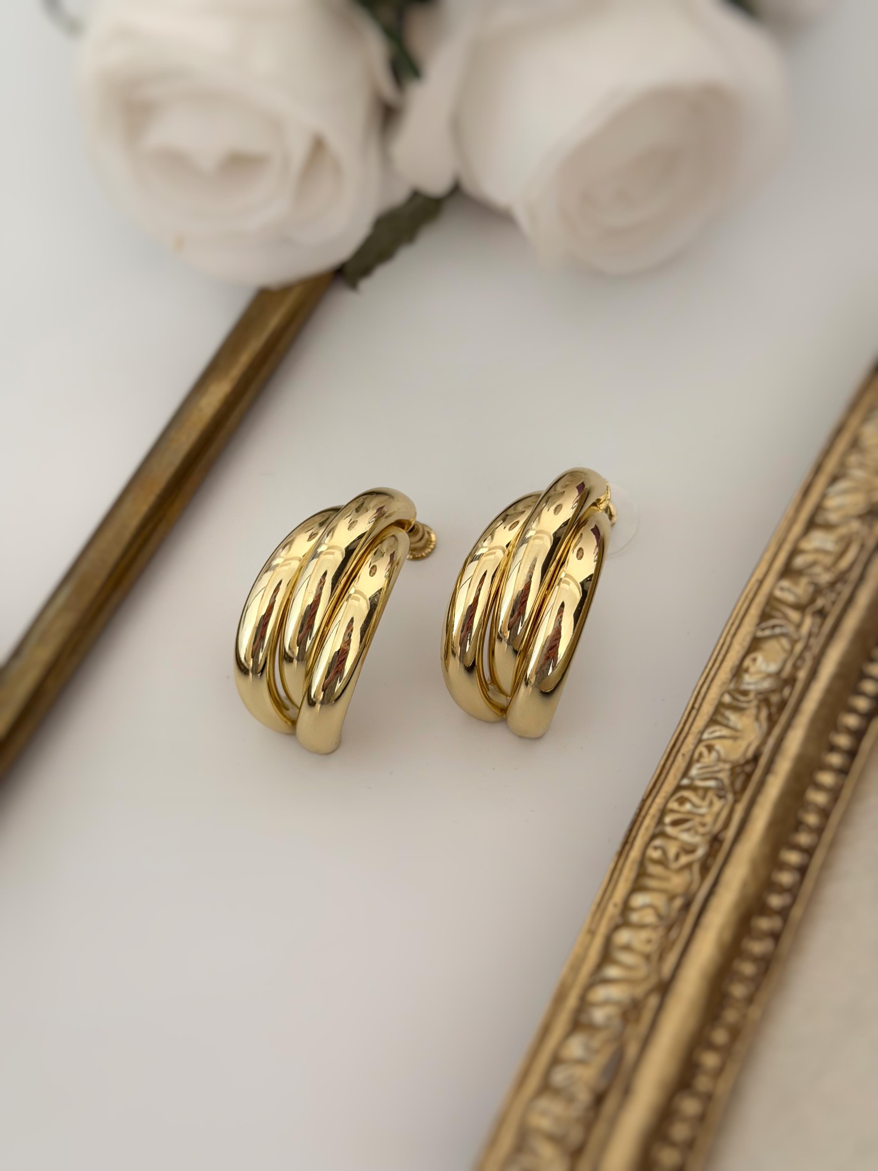 Basic Gold Küpe